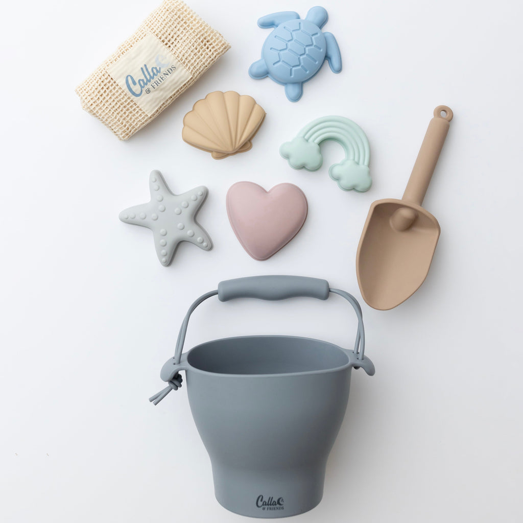 Calla and Friends Hudson Silicone Beach Toy Set - Spring Remix | Playroom Avenue