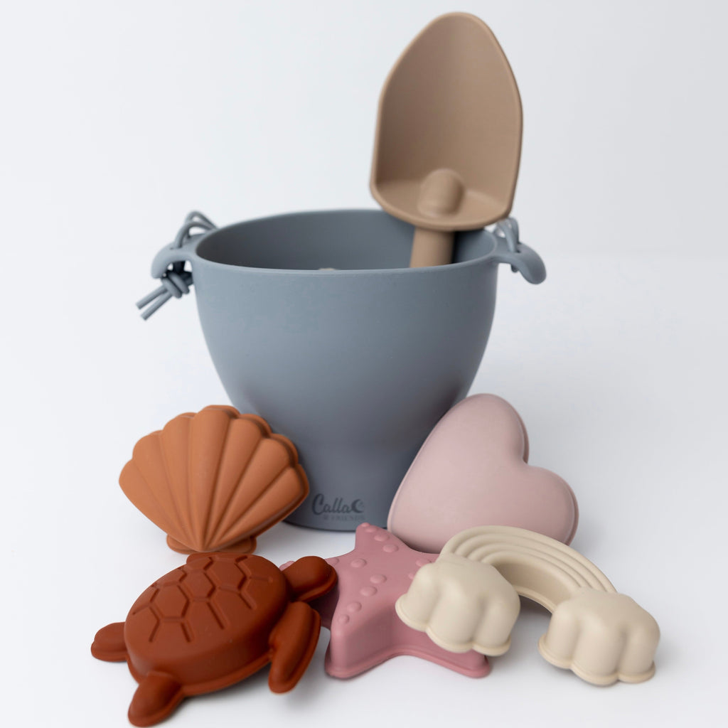 Calla and Friends Hudson Silicone Beach Toy Set | Playroom Avenue