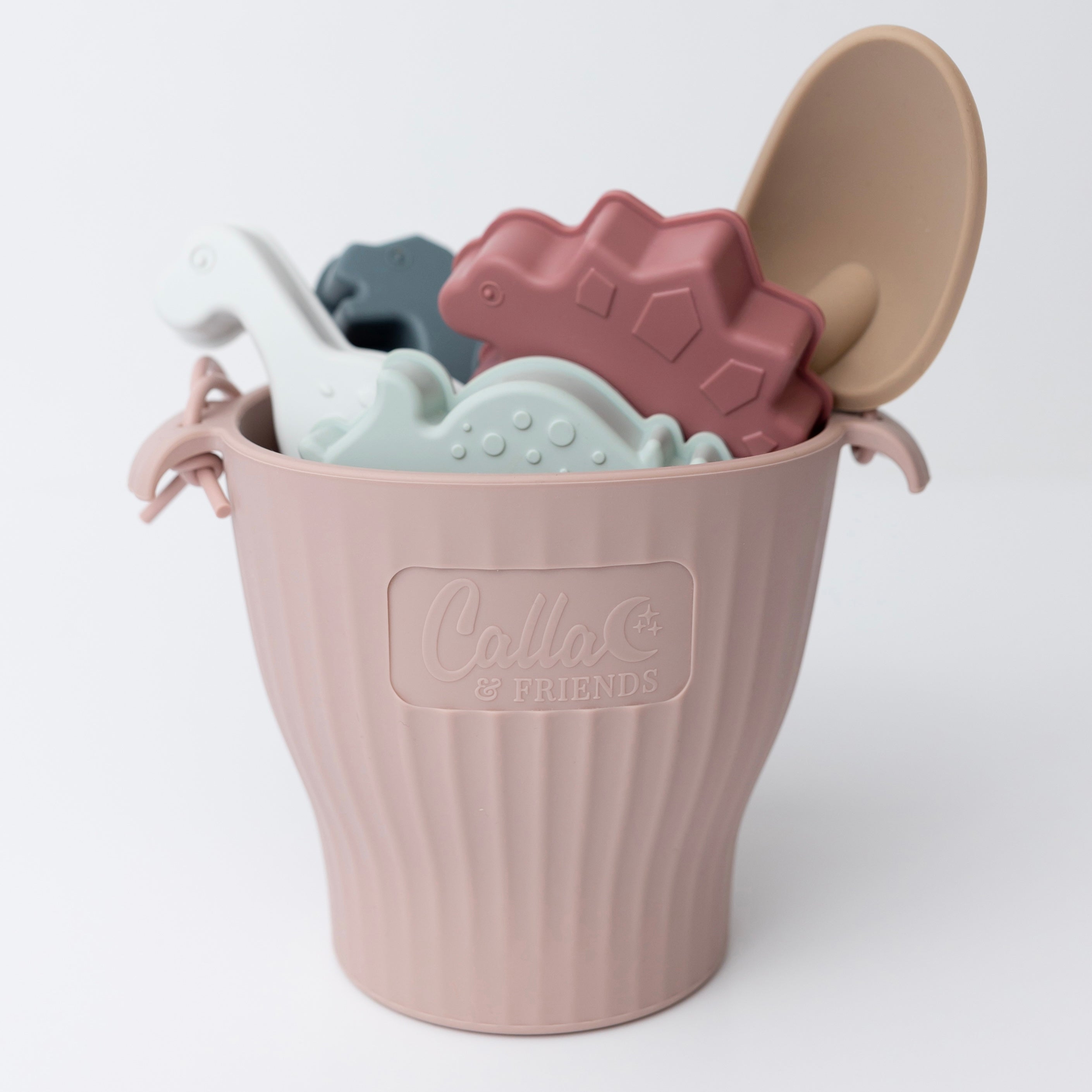 Calla and Friends Ainsley's Dinos Silicone Beach Toy Set | Playroom Avenue