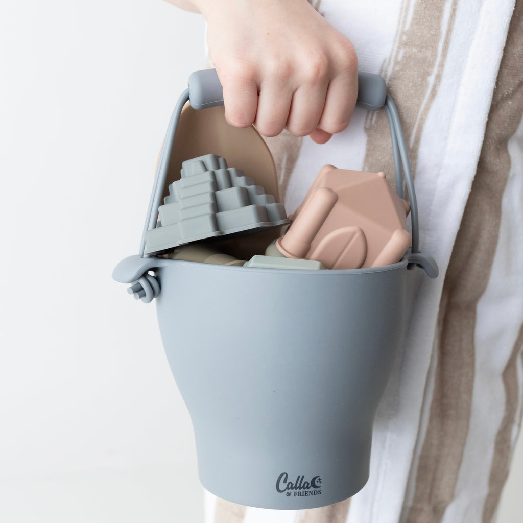 Calla and Friends The Kenzie Beach Towel - Brush Stripes | Playroom Avenue