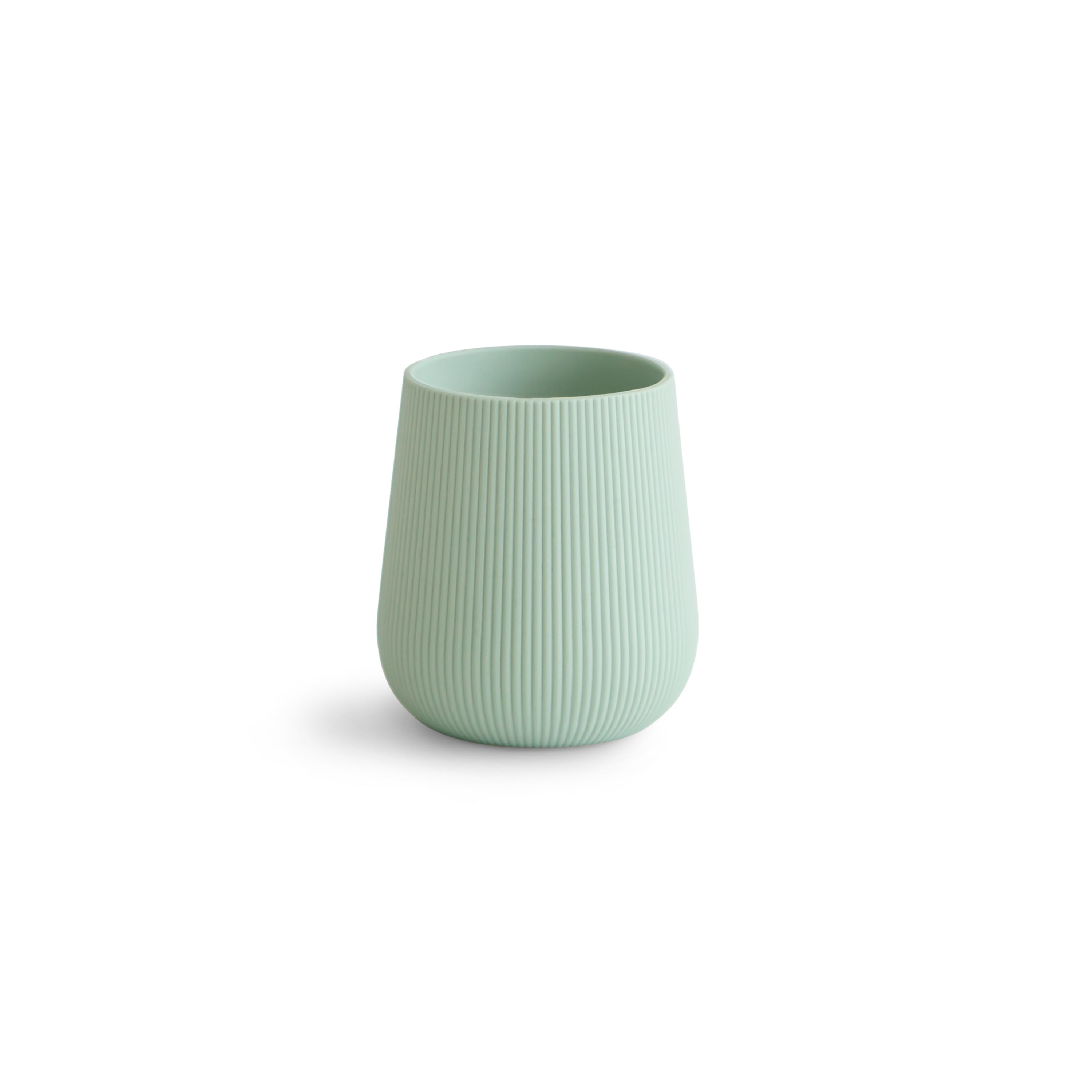 Mushie Silicone Starter Cup Cambridge Blue | Playroom Avenue