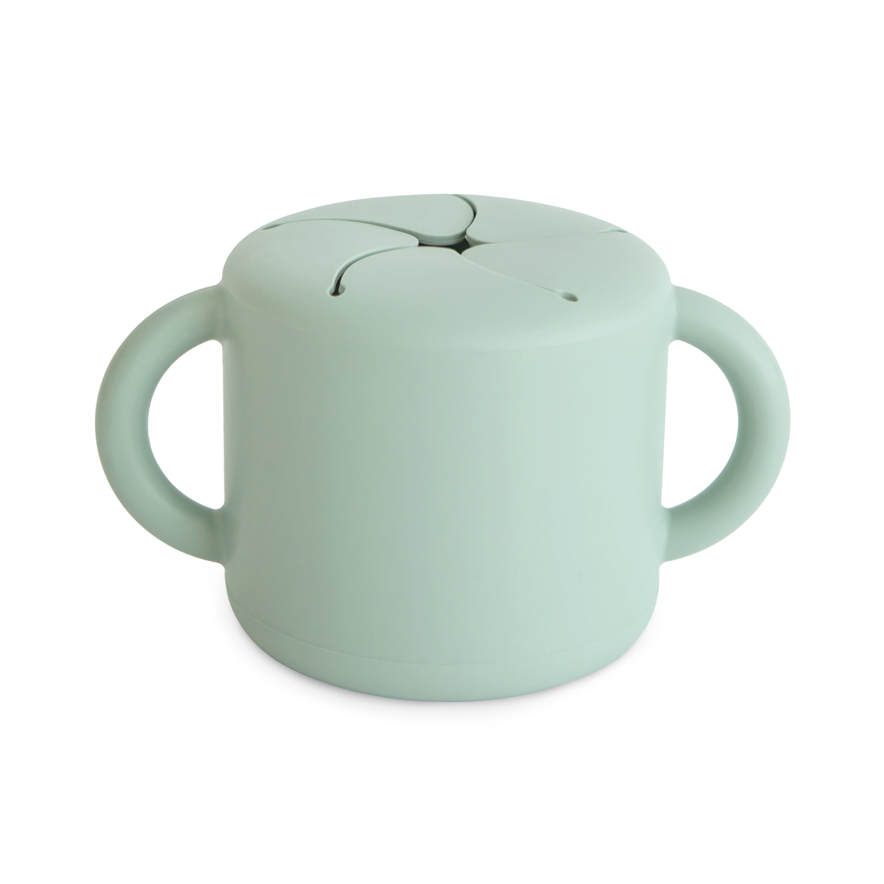 Mushie Snack Cup Cambridge Blue | Playroom Avenue