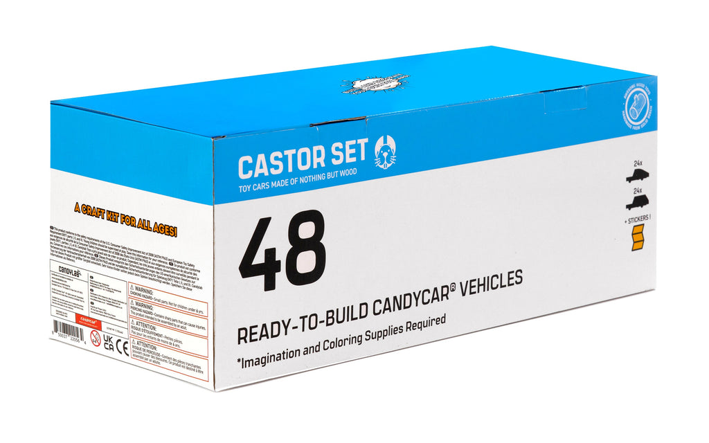Candylab Castor Set™ 48 Pack | Playroom Avenue