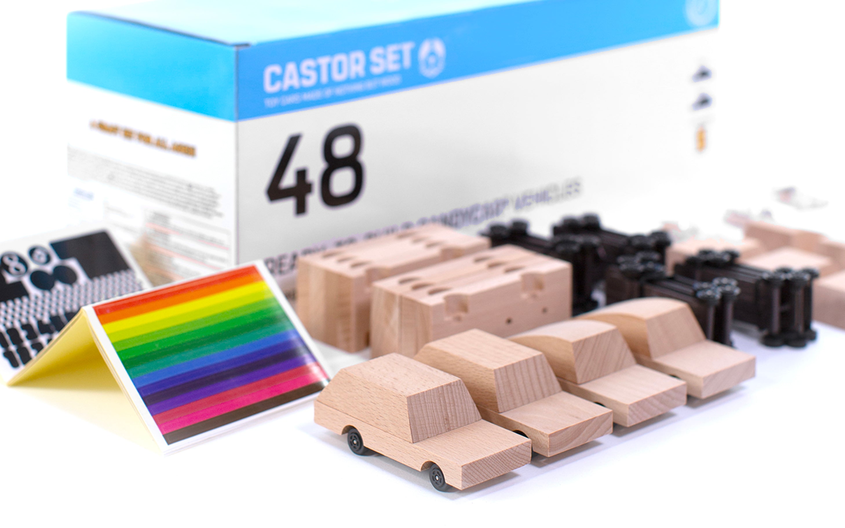 Candylab Castor Set™ 48 Pack | Playroom Avenue