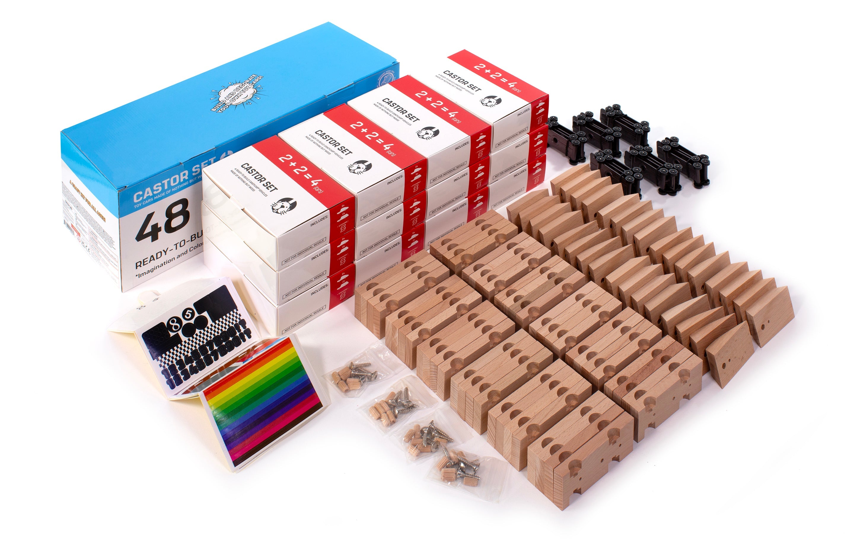 Candylab Castor Set™ 48 Pack | Candycar