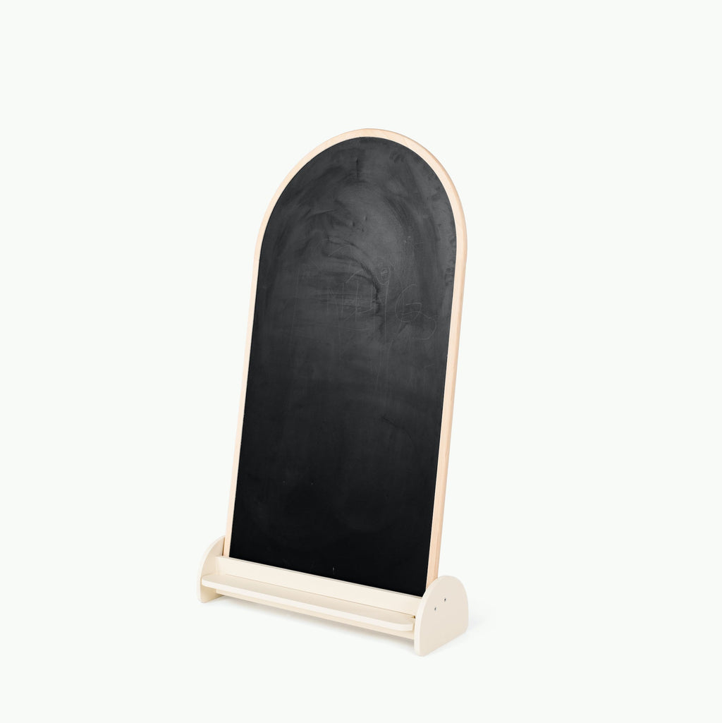 Gathre Arched Chalkboard Stand Ivory | Playroom Avenue