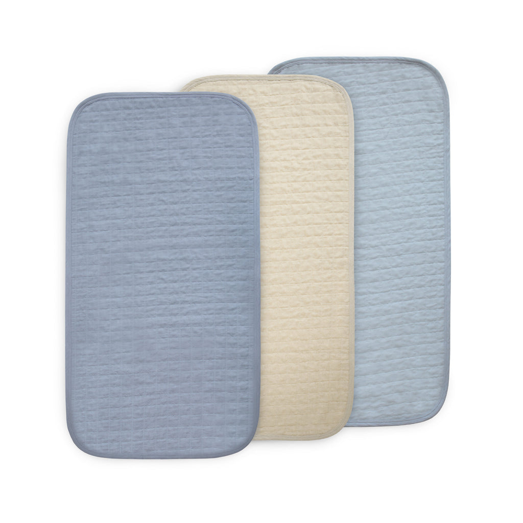 Mushie Changing Pad Liners Blue Combo | Playroom Avenue