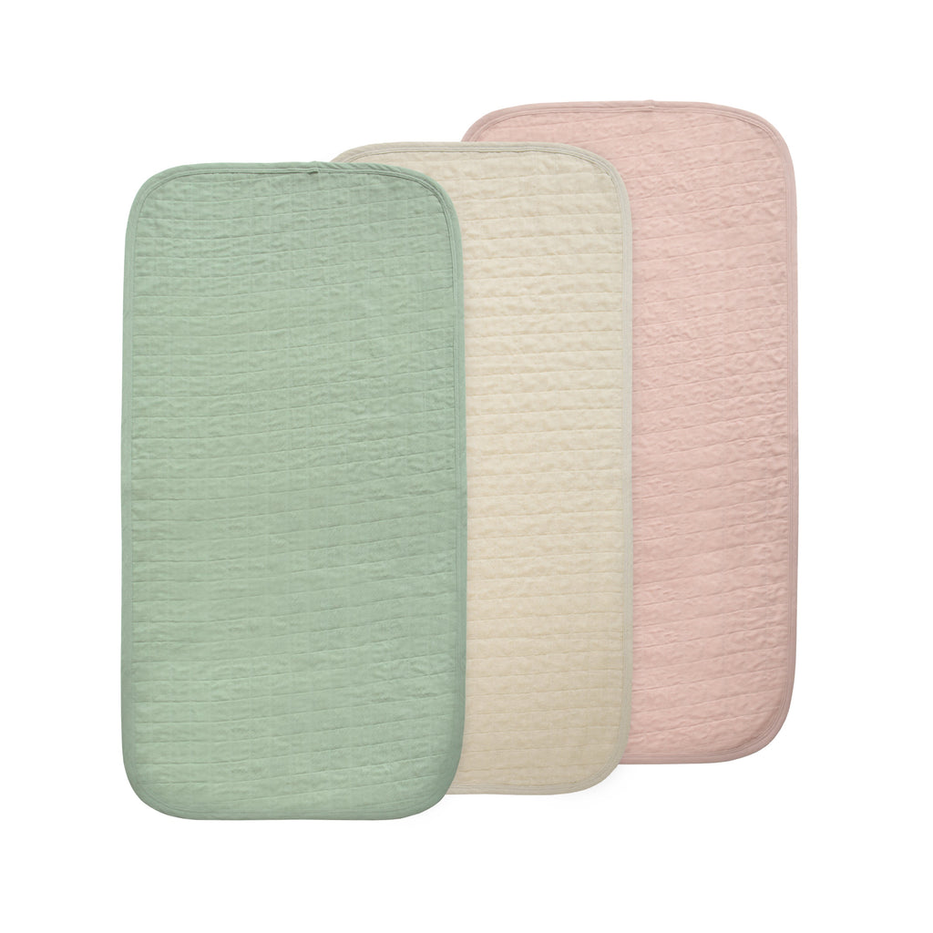 Mushie Changing Pad Liners Blush Combo | Playroom Avenue