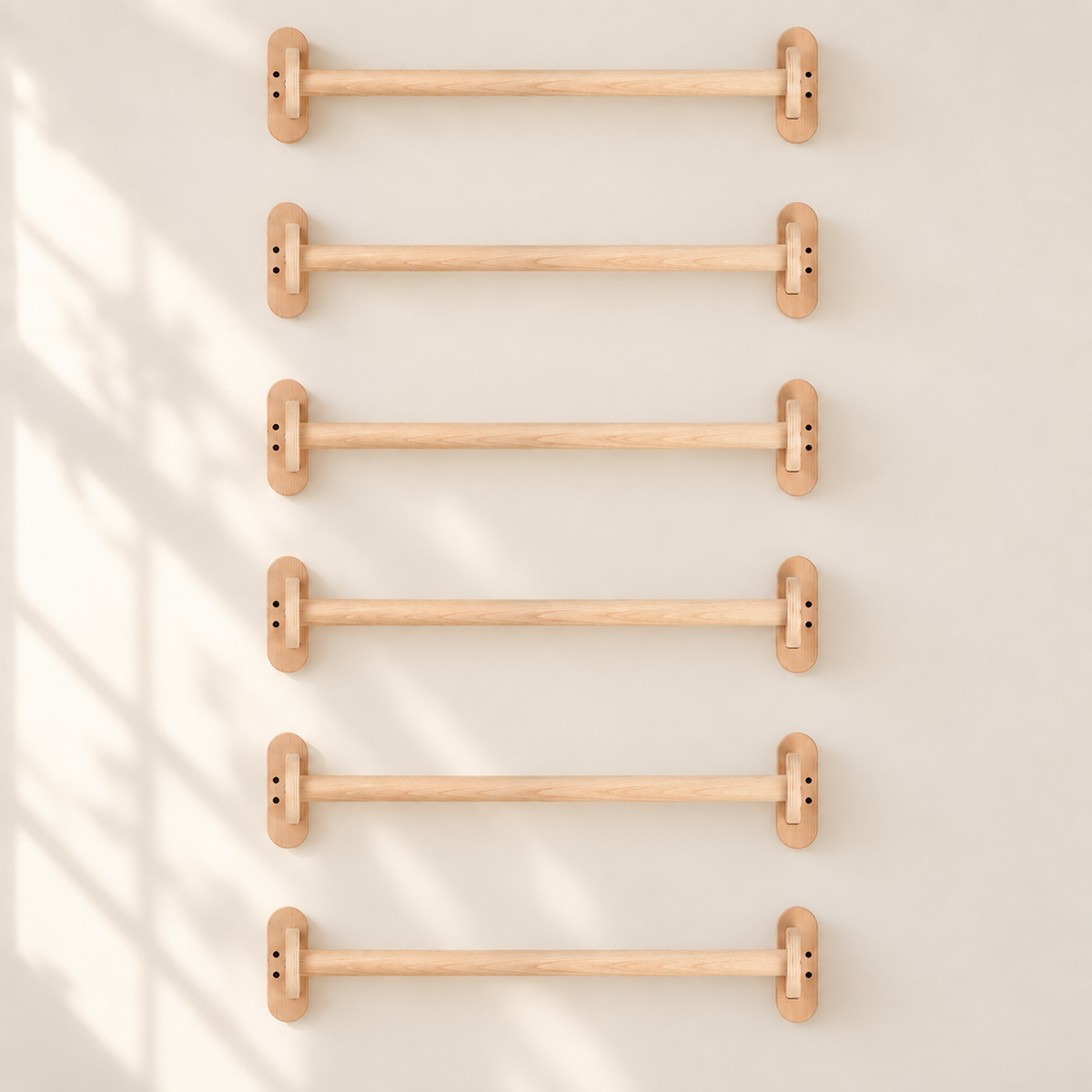 Wood and Hearts Home Monkey Bars Set of 6 Pieces | Playroom Avenue