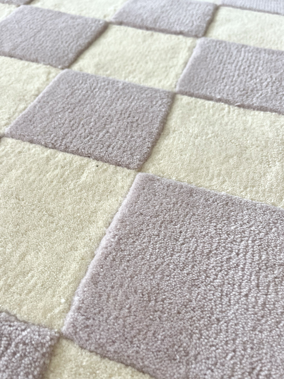 Maison Deux Rug CHECKERBOARD Lilac 2.6 x 8.2 ft | Playroom Avenue