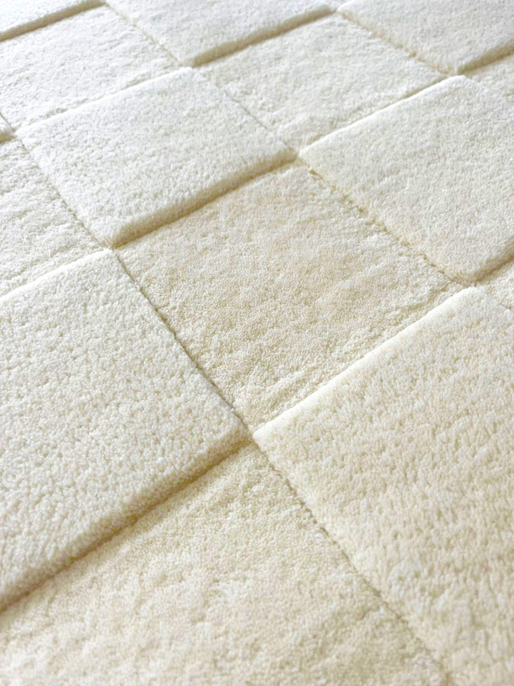 Maison Deux Rug CHECKERBOARD Off White 3.9 x 5.9ft | Playroom Avenue