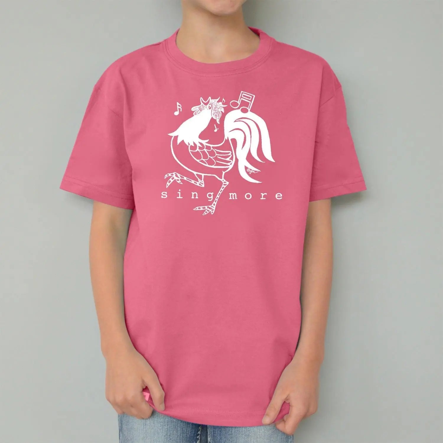 Uni-T "Sing More" Rooster T-Shirt for Kids | Playroom Avenue