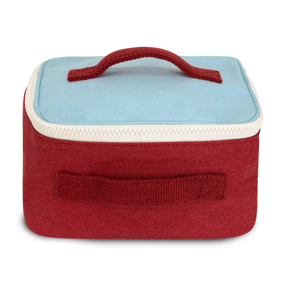 The Good Kiind Insulated Square Lunch Bags Chili Pepper Sky | Playroom Avenue