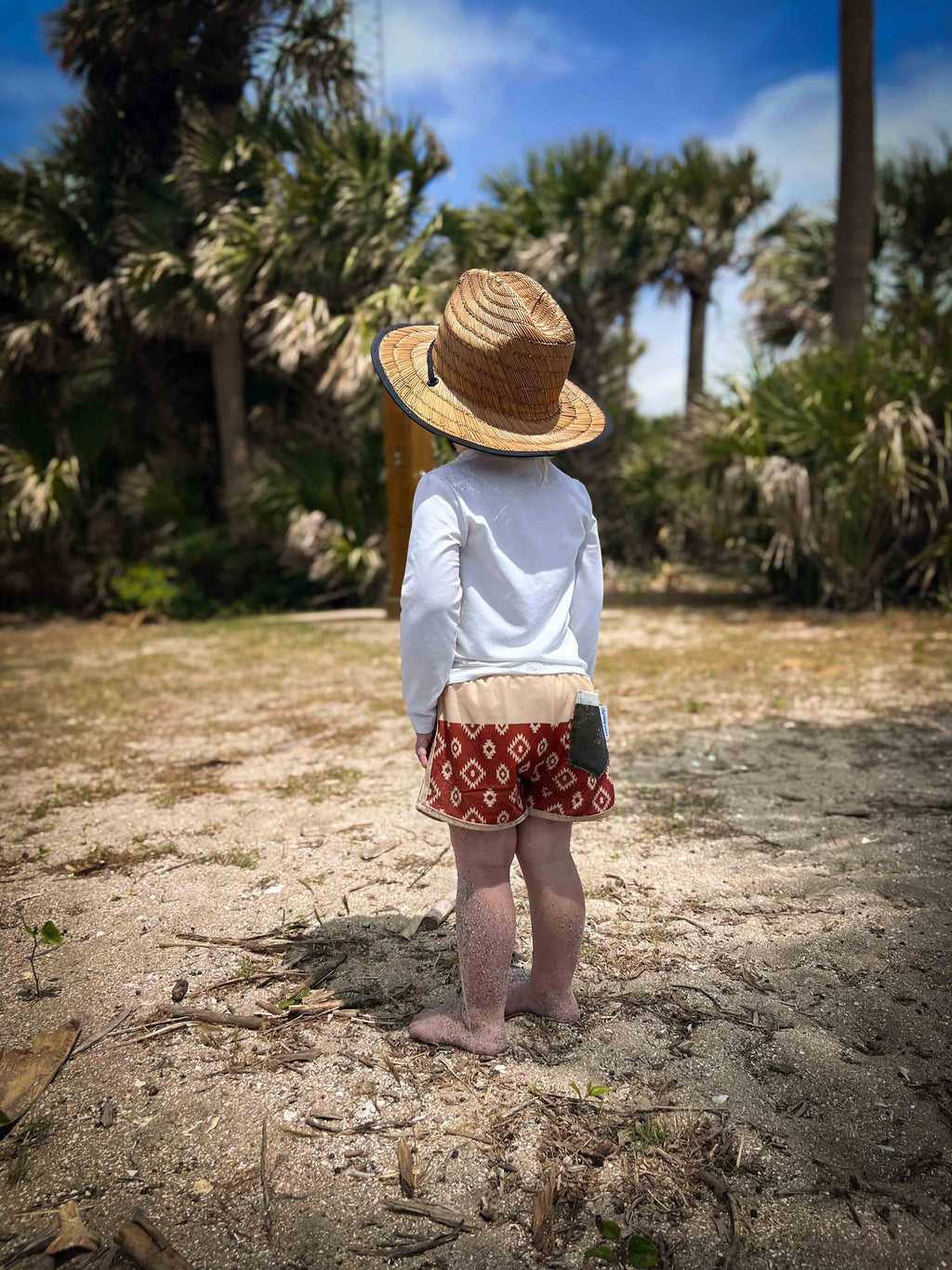 Keep the Littles Wild color block- hybrid shorts | Playroom Avenue