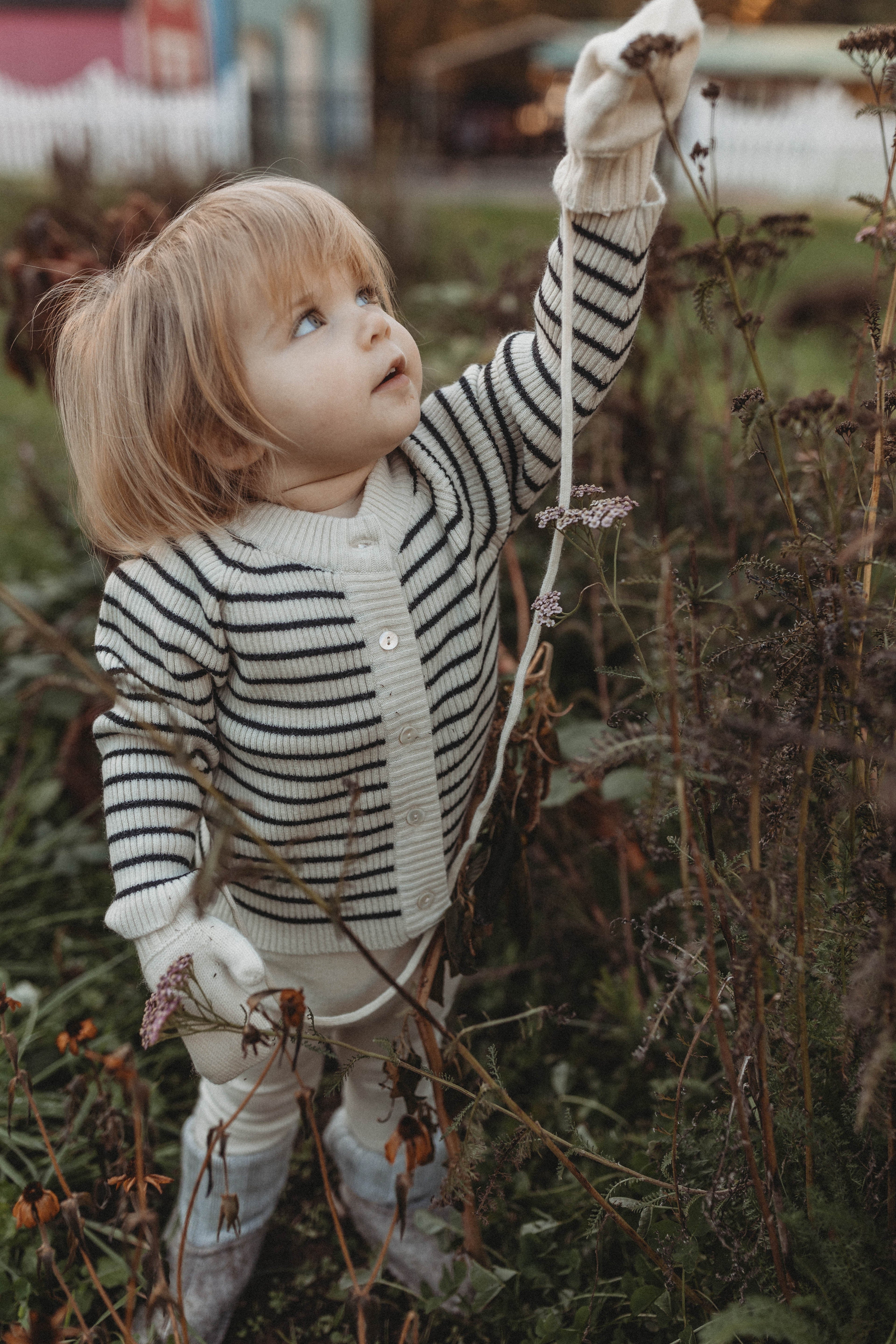 La Petit Lapin Cashmere Cardigan | Black/White | Playroom Avenue