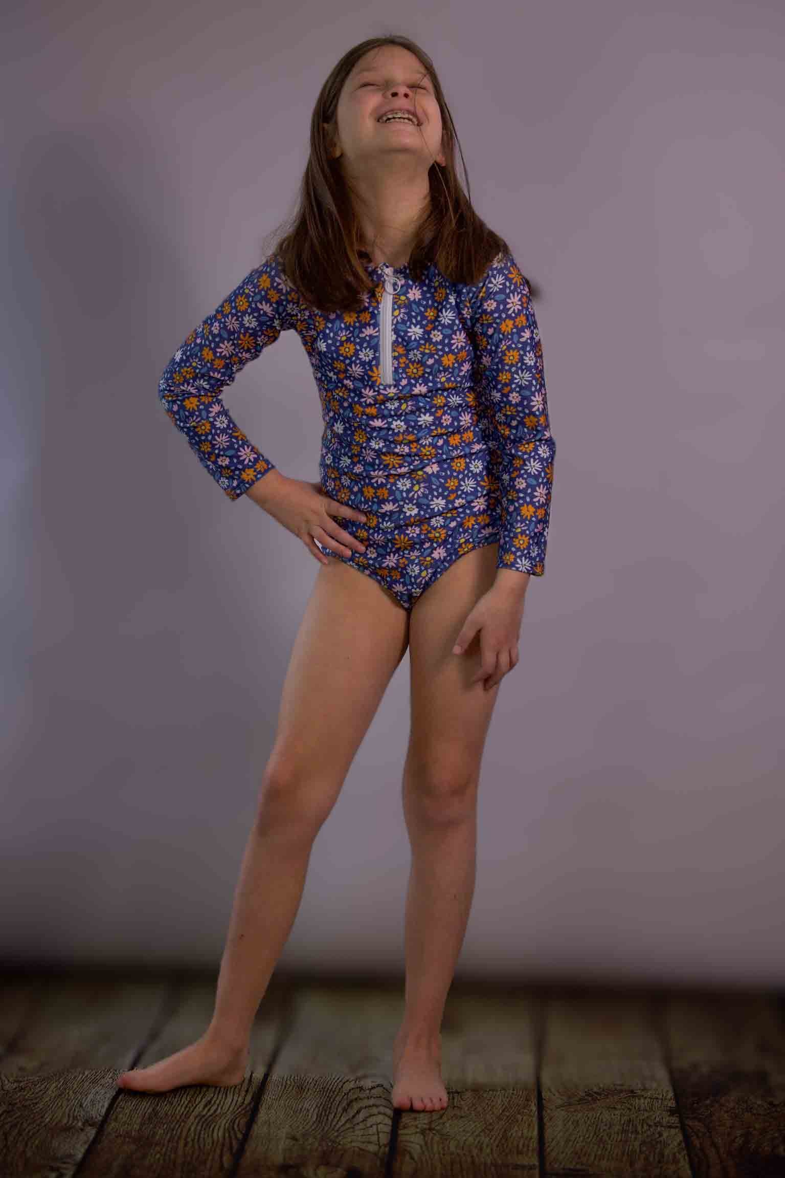 Keep the Littles Wild flowers swimsuit | Playroom Avenue