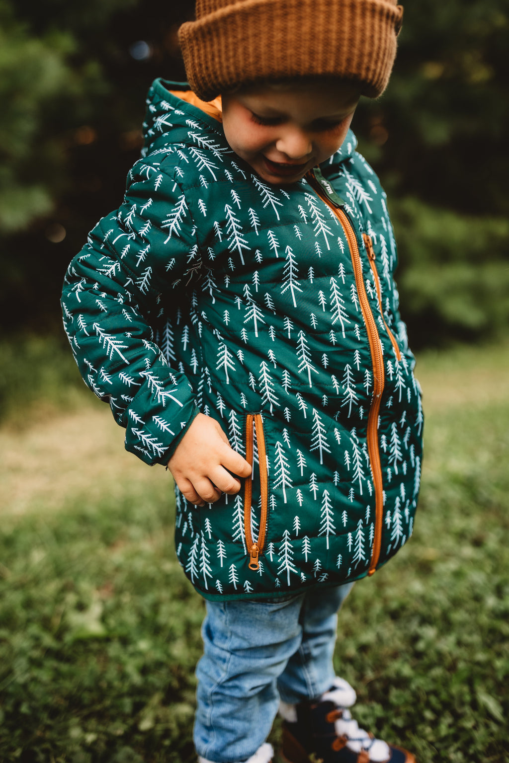 Keep the Littles Wild Tree lightweight puffy | Playroom Avenue