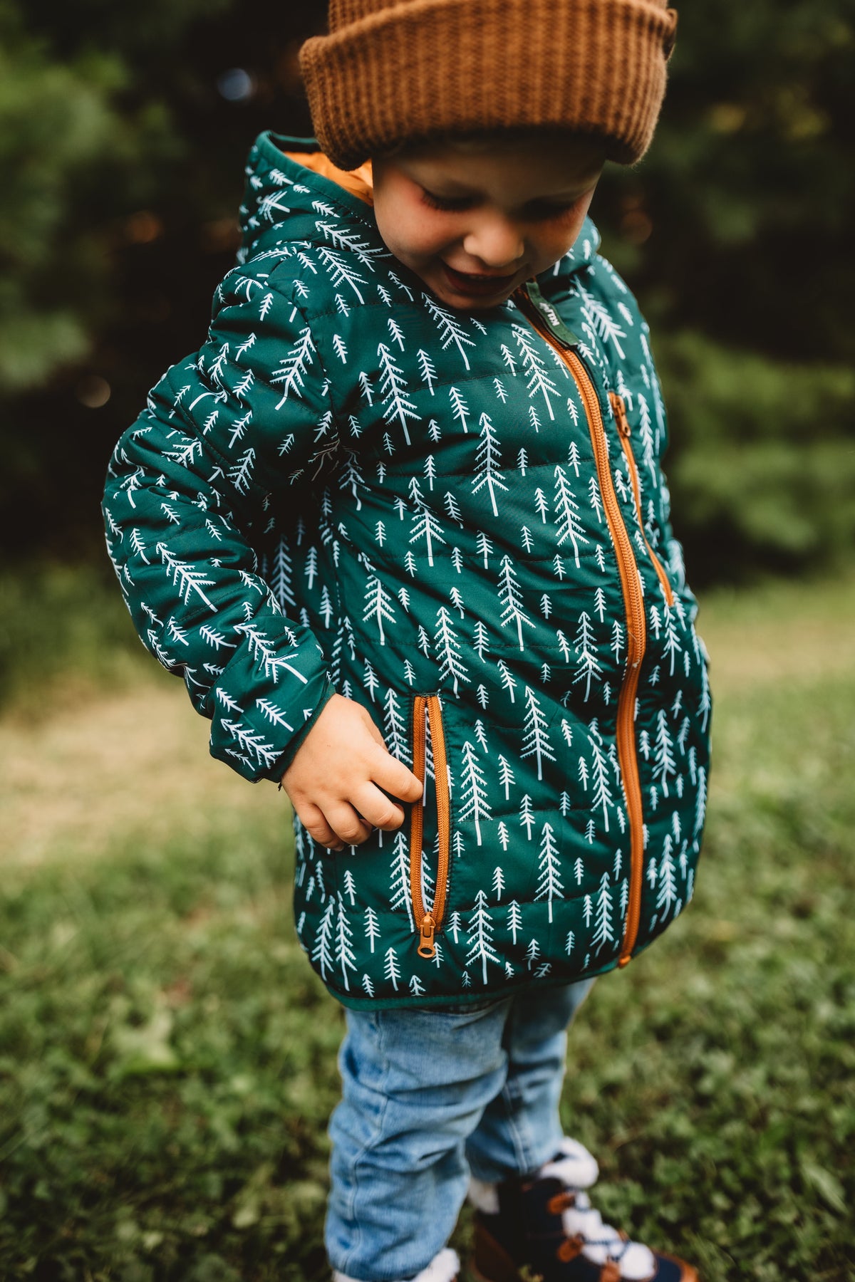 Keep the Littles Wild Tree lightweight puffy | Playroom Avenue