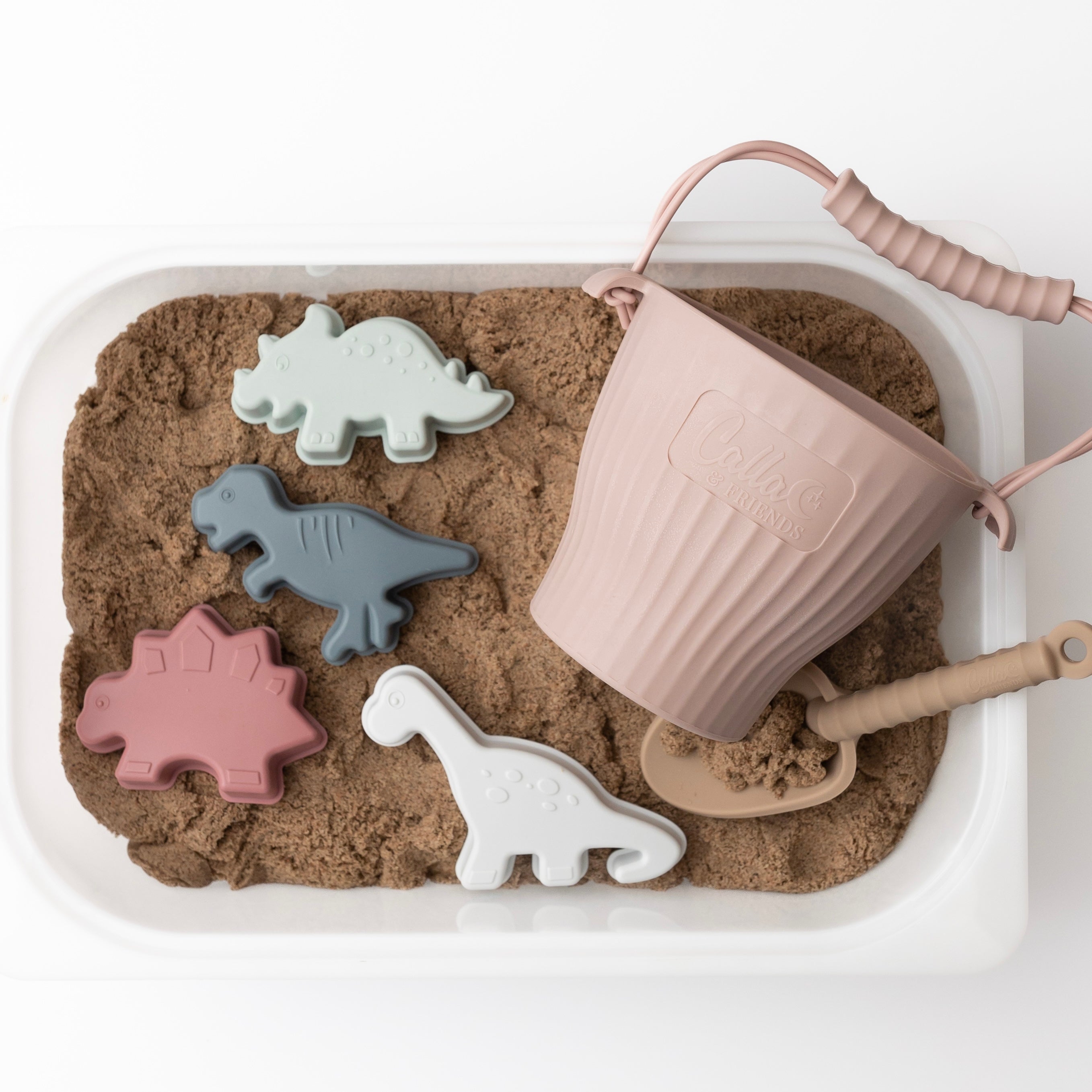 Calla and Friends Ainsley's Dinos Silicone Beach Toy Set | Playroom Avenue