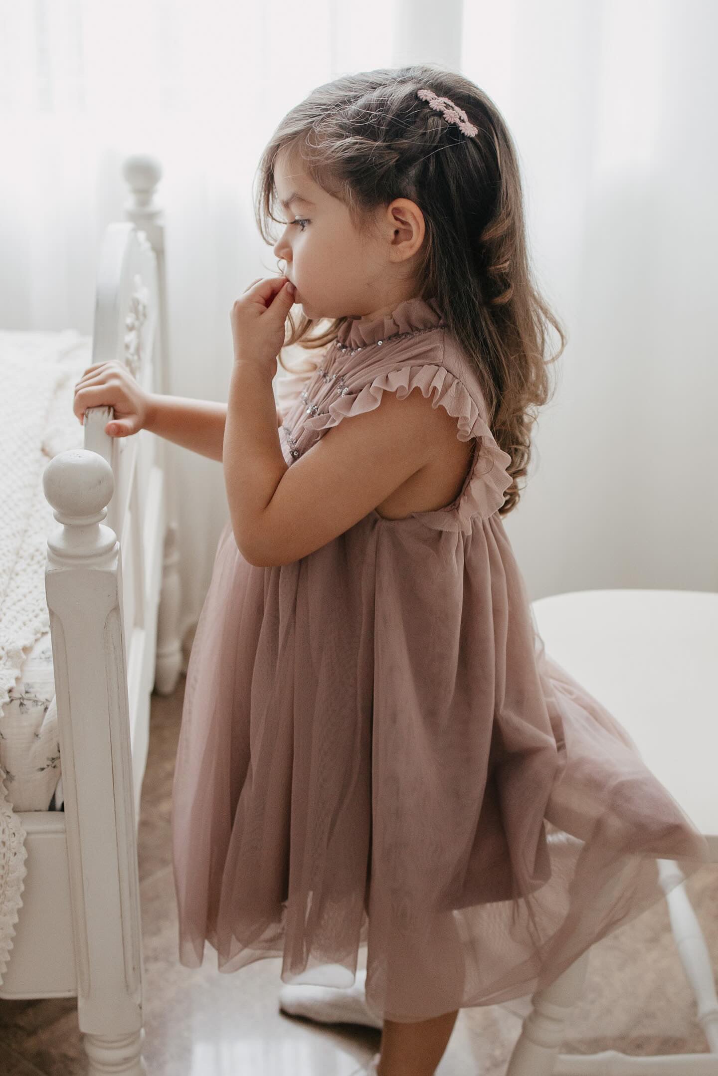 Le Petit Lapin Scarlett | Cotton Tulle Dress | Tosca | Playroom Avenue