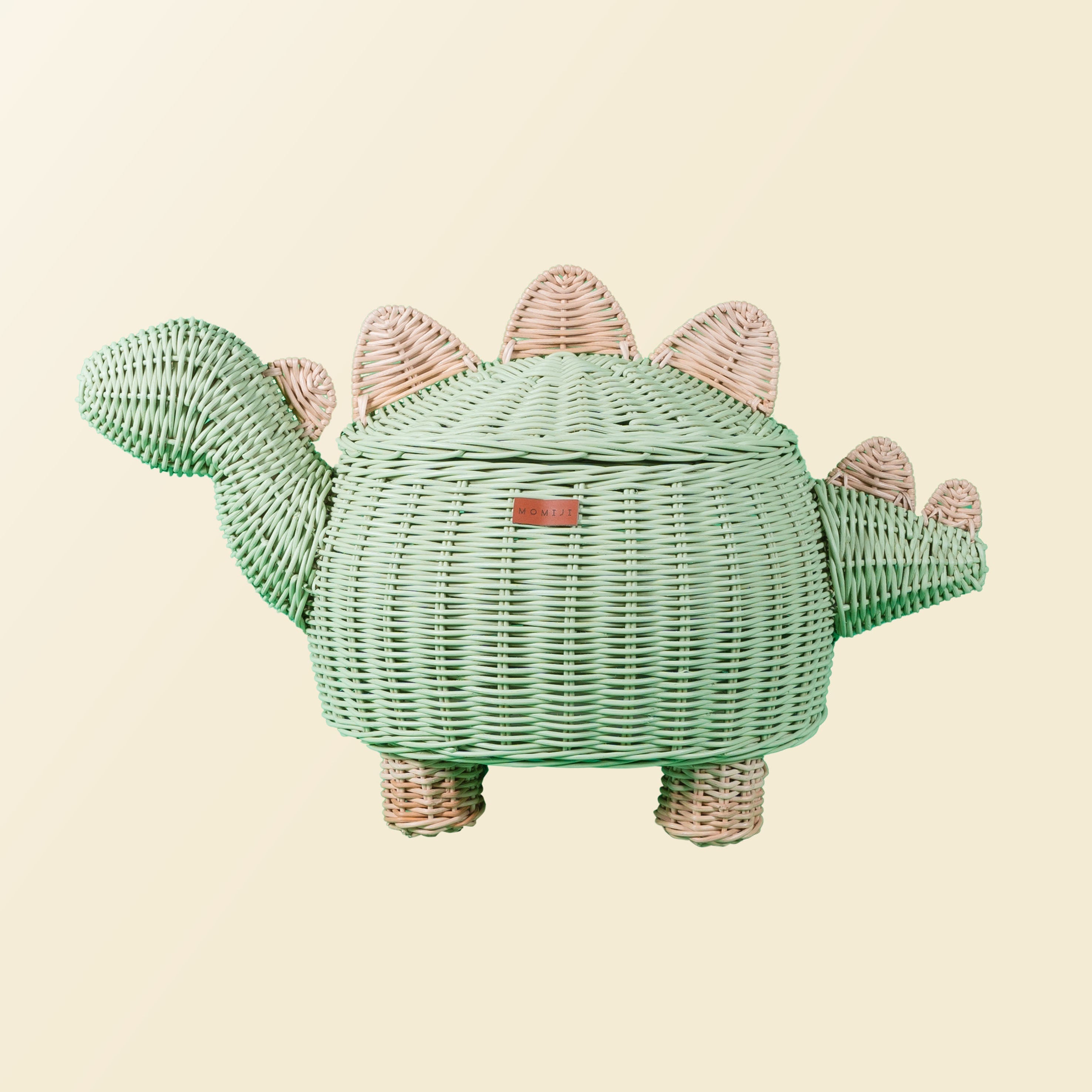 Momiji Dinosaur Storage Basket - Mint Green | Playroom Avenue
