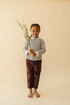 Makemake Organics Organic Tee and Corduroy Pant Set - Plum