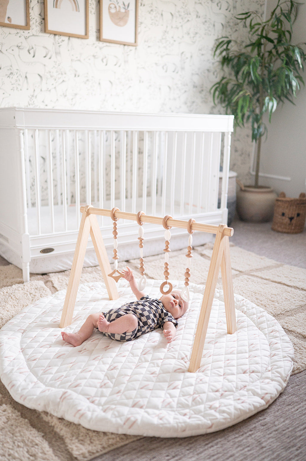Poppyseed Play Wooden Baby Gym | Playroom Avenue