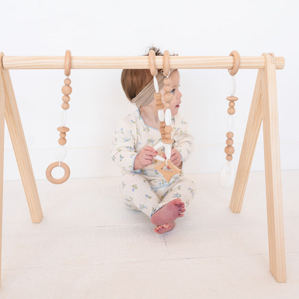 Poppyseed Play Wooden Baby Gym | Playroom Avenue