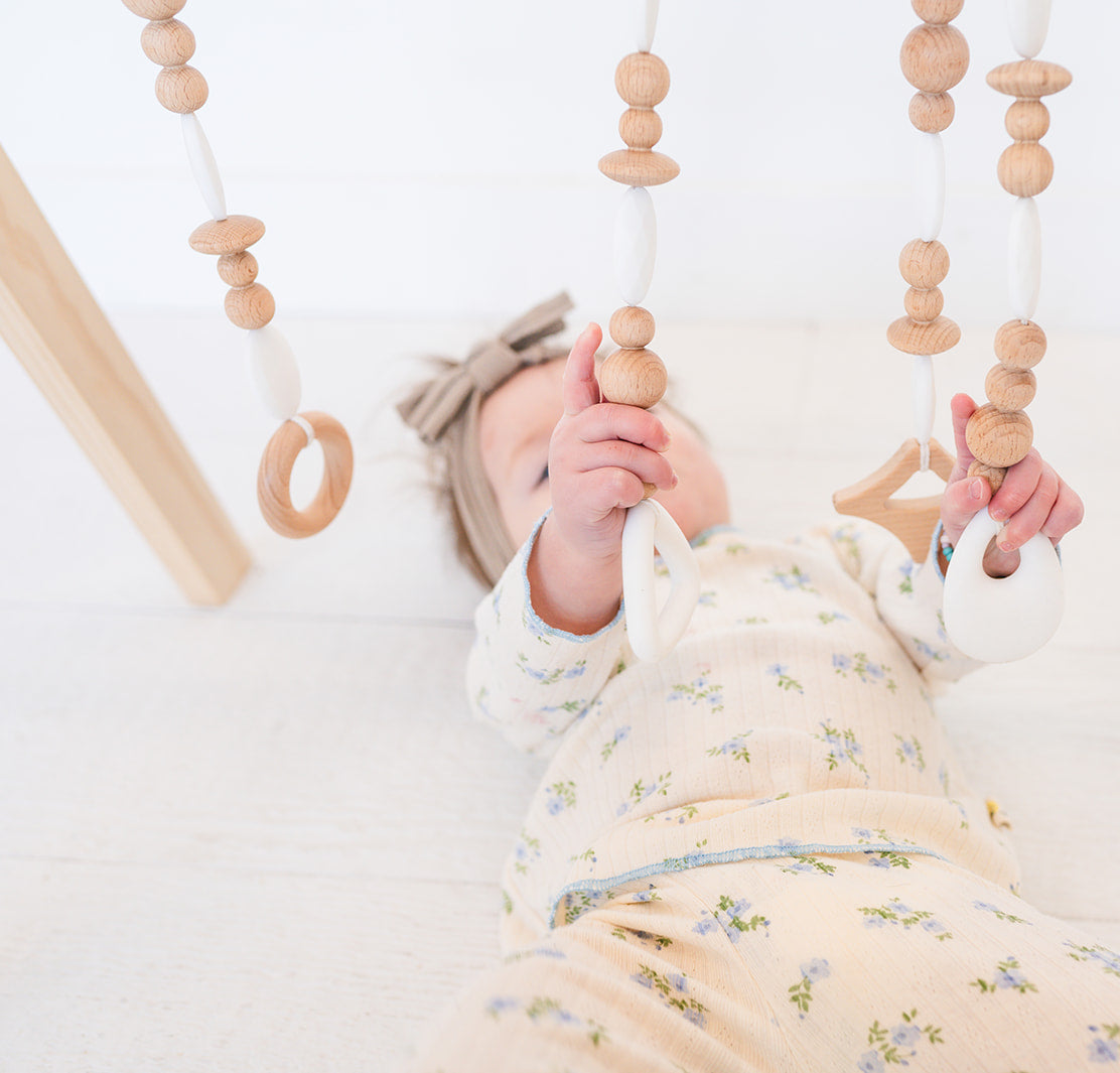Poppyseed Play Wooden Baby Gym | Playroom Avenue