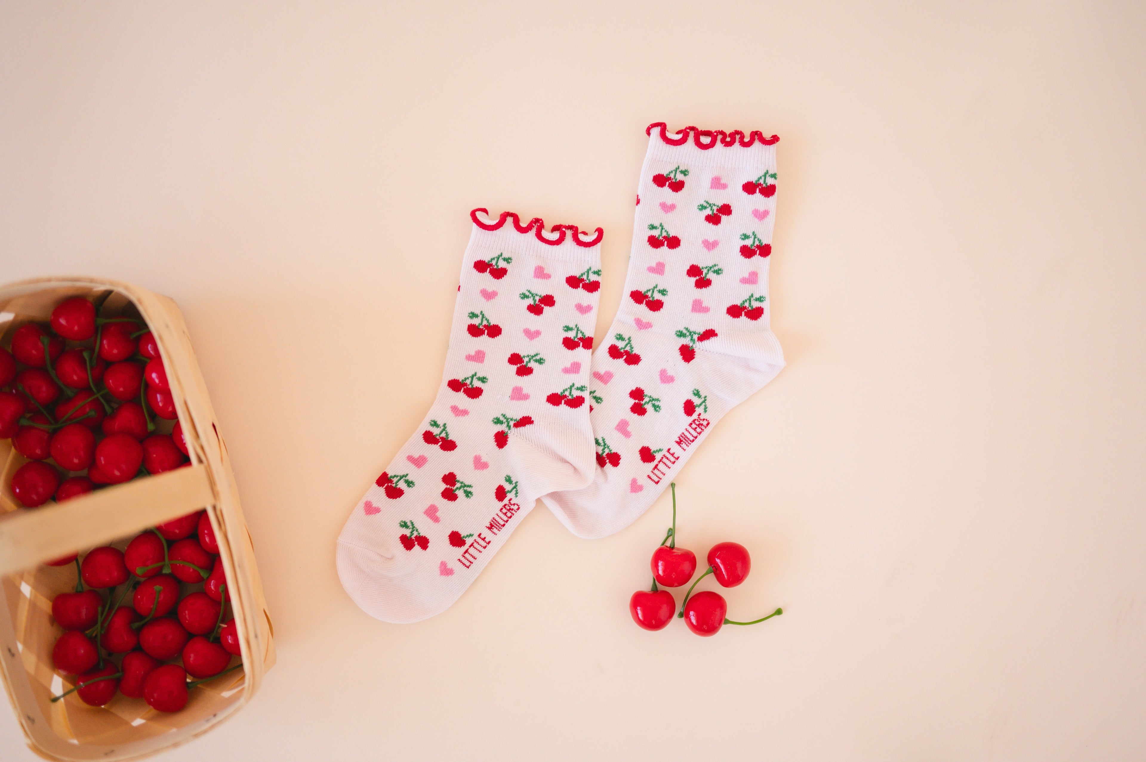 Little Millers Sweet Cherry Sock | Playroom Avenue