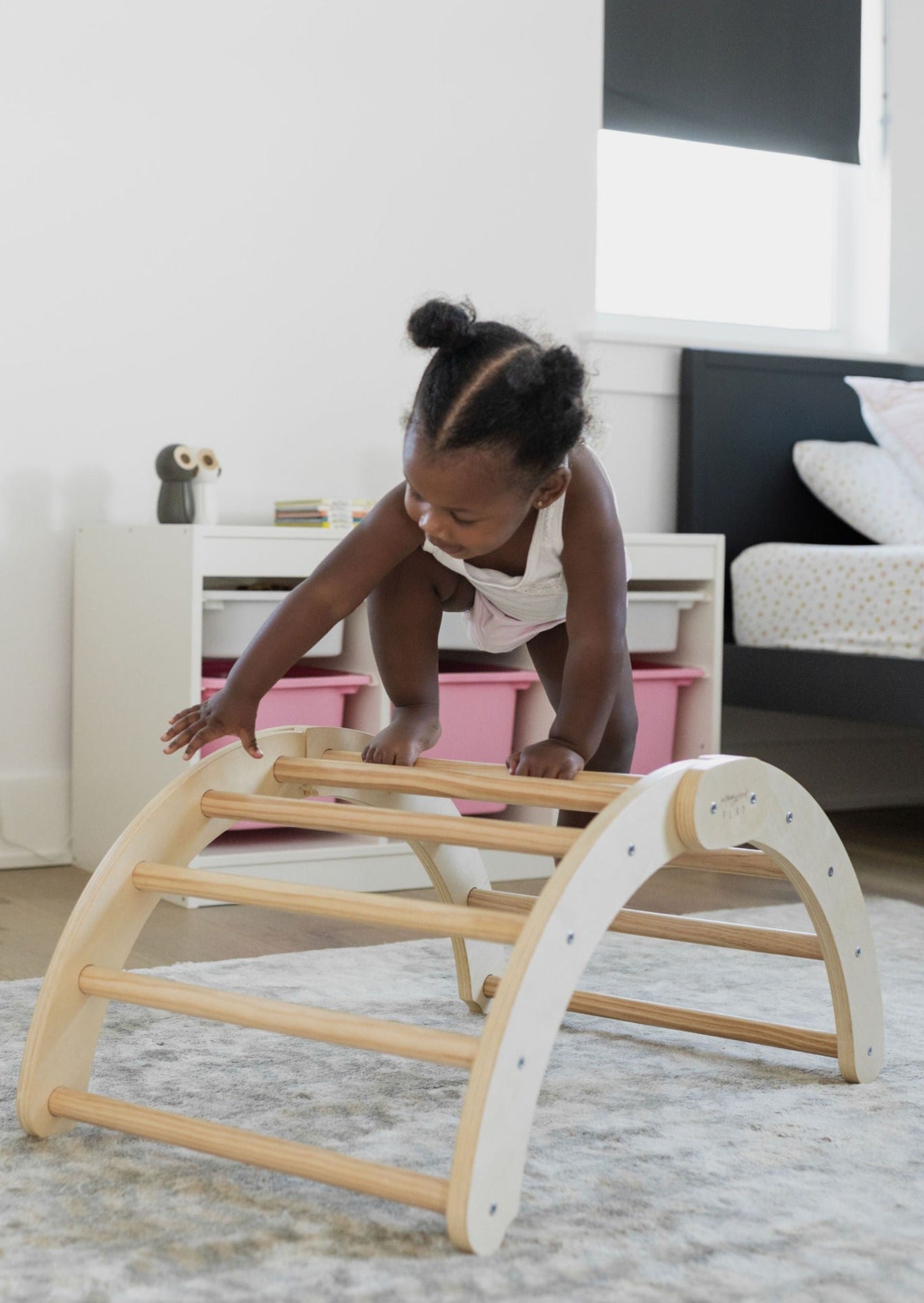 Poppyseed Play Climbing Arch | Foldable Natural | Playroom Avenue