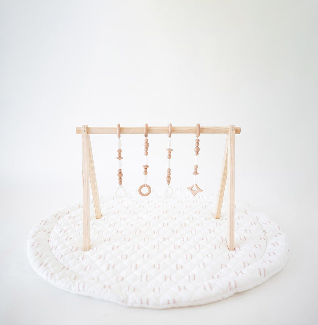 Poppyseed Play Play Gym Set Neutral & White | Playroom Avenue