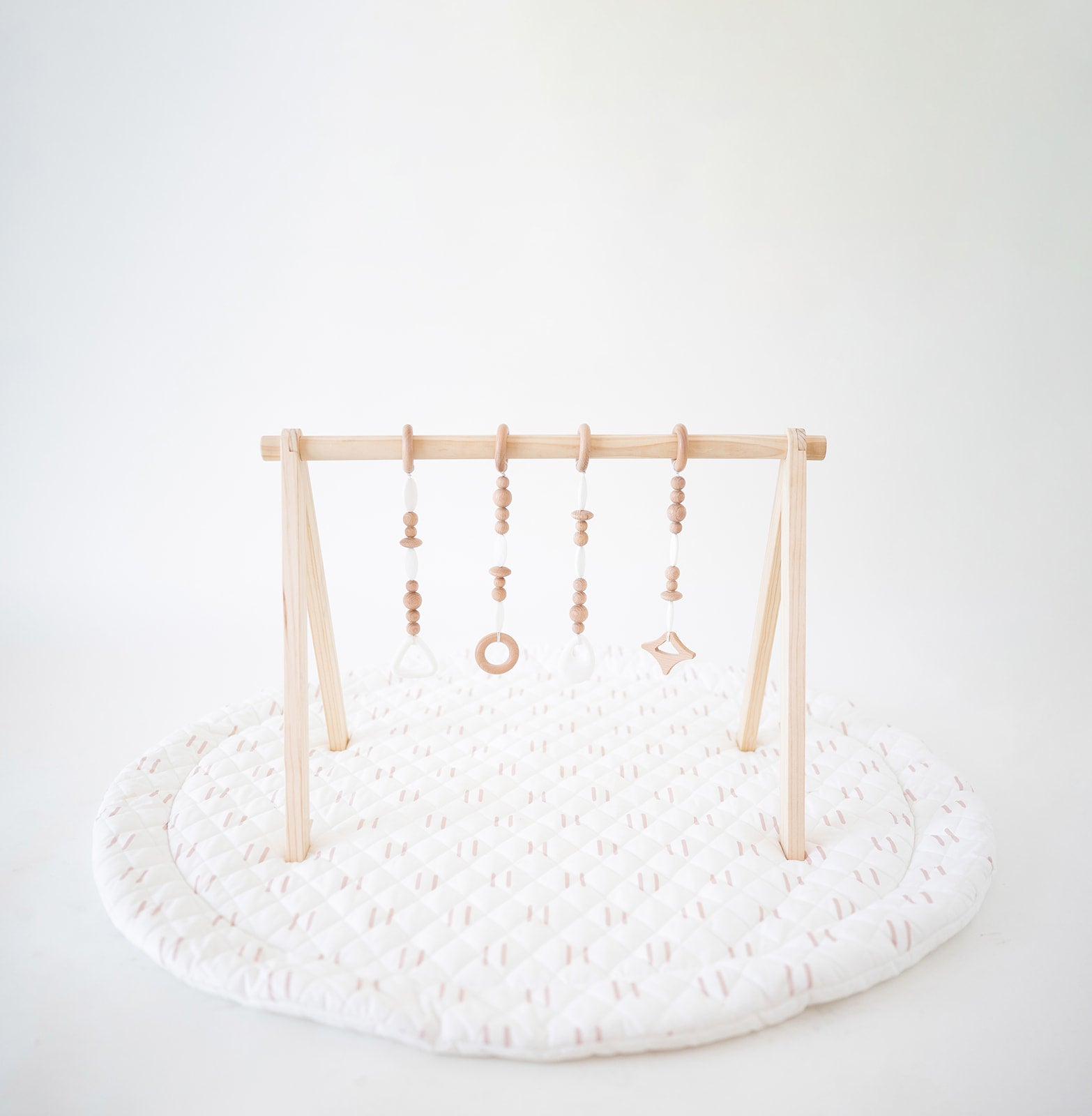 Poppyseed Play Play Gym Set Neutral & White | Playroom Avenue
