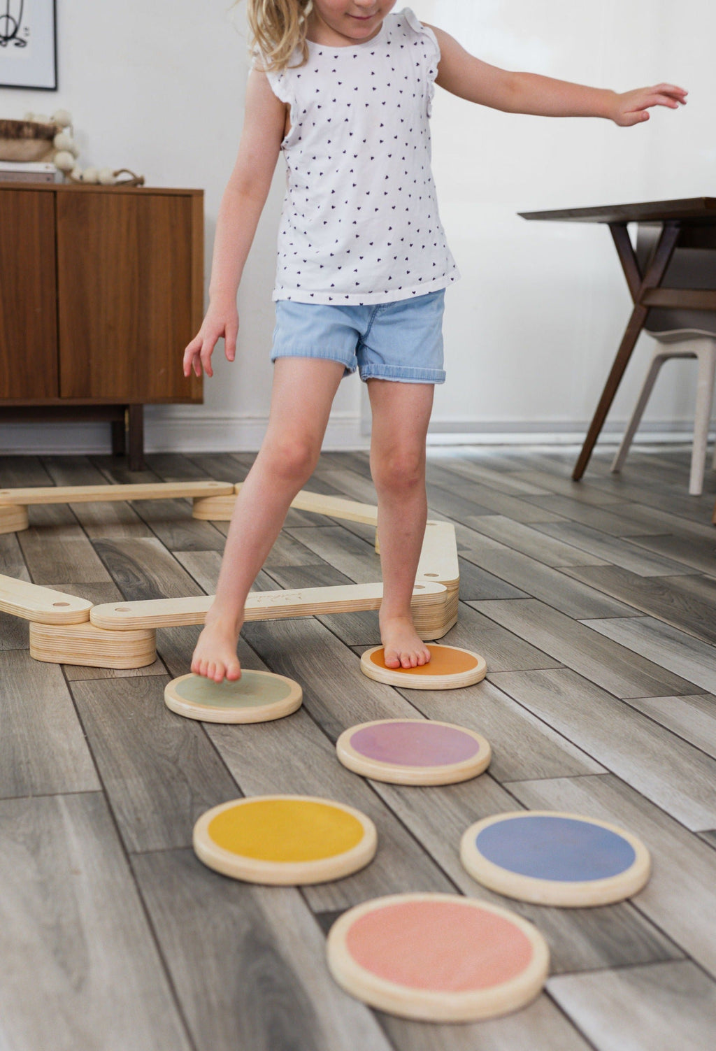 Poppyseed Play Wood Stepping Stones | Playroom Avenue