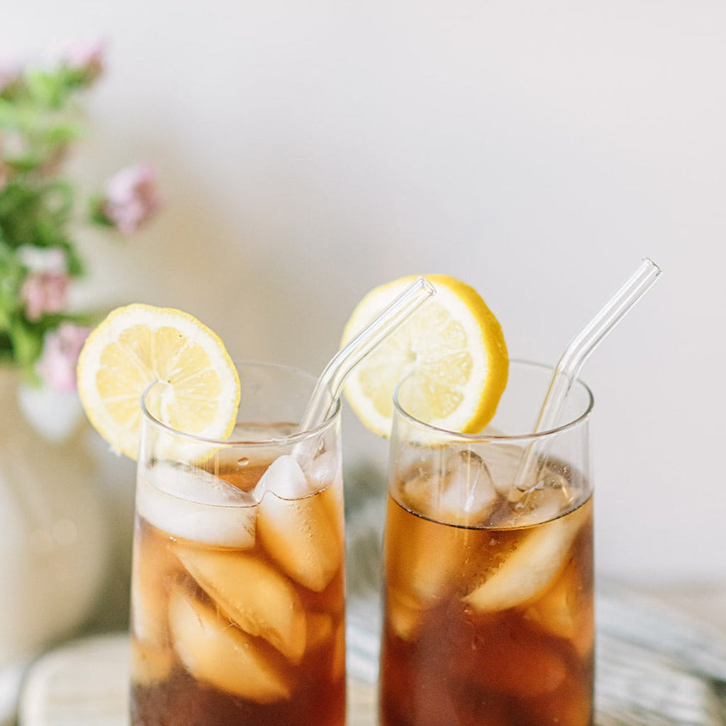 Mason Bottle Glass Straws, 4 Pack | Playroom Avenue