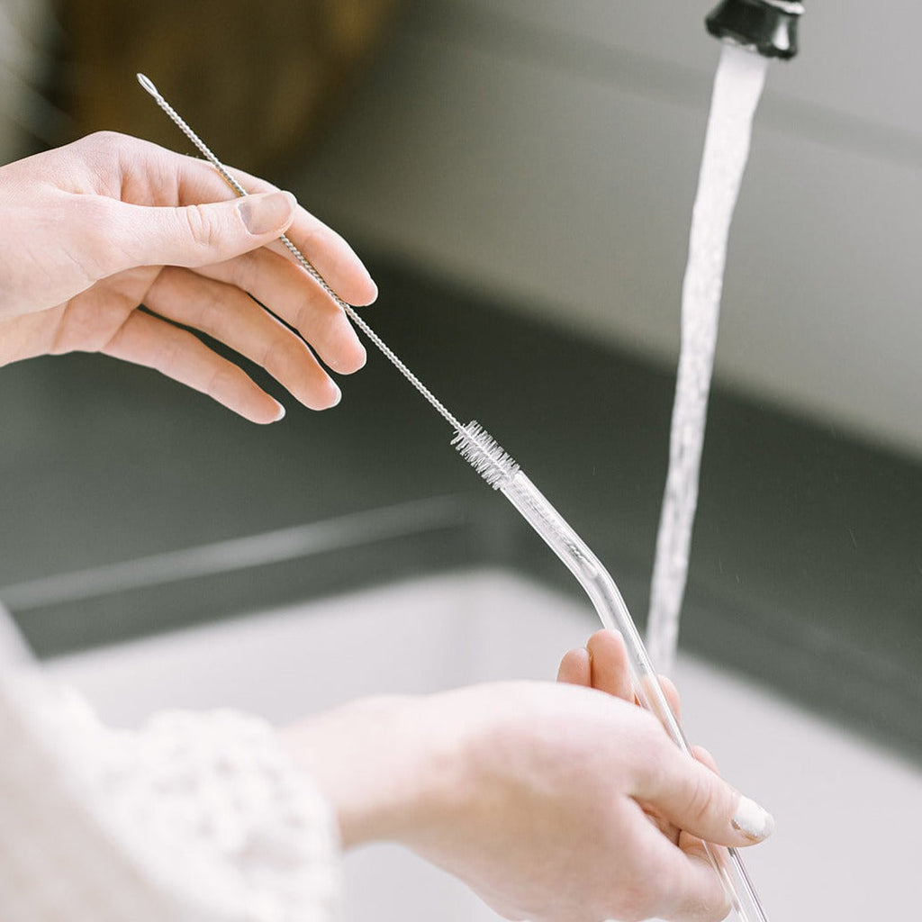 Mason Bottle Glass Straws, 4 Pack | Playroom Avenue