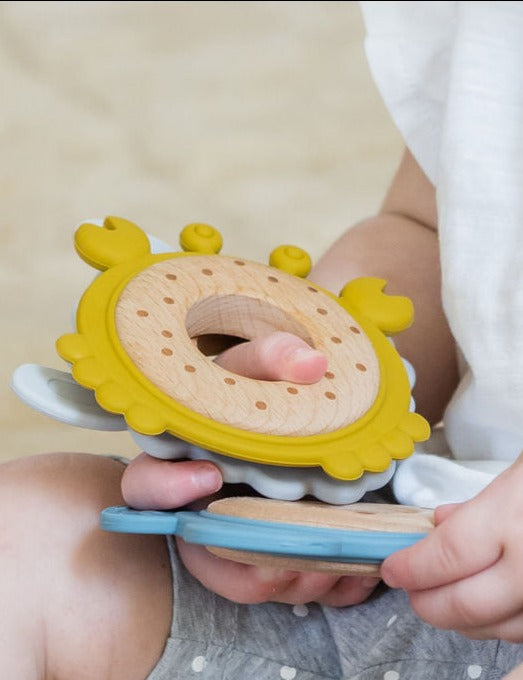 Poppyseed Play Silicone & Wood Teethers | Playroom Avenue