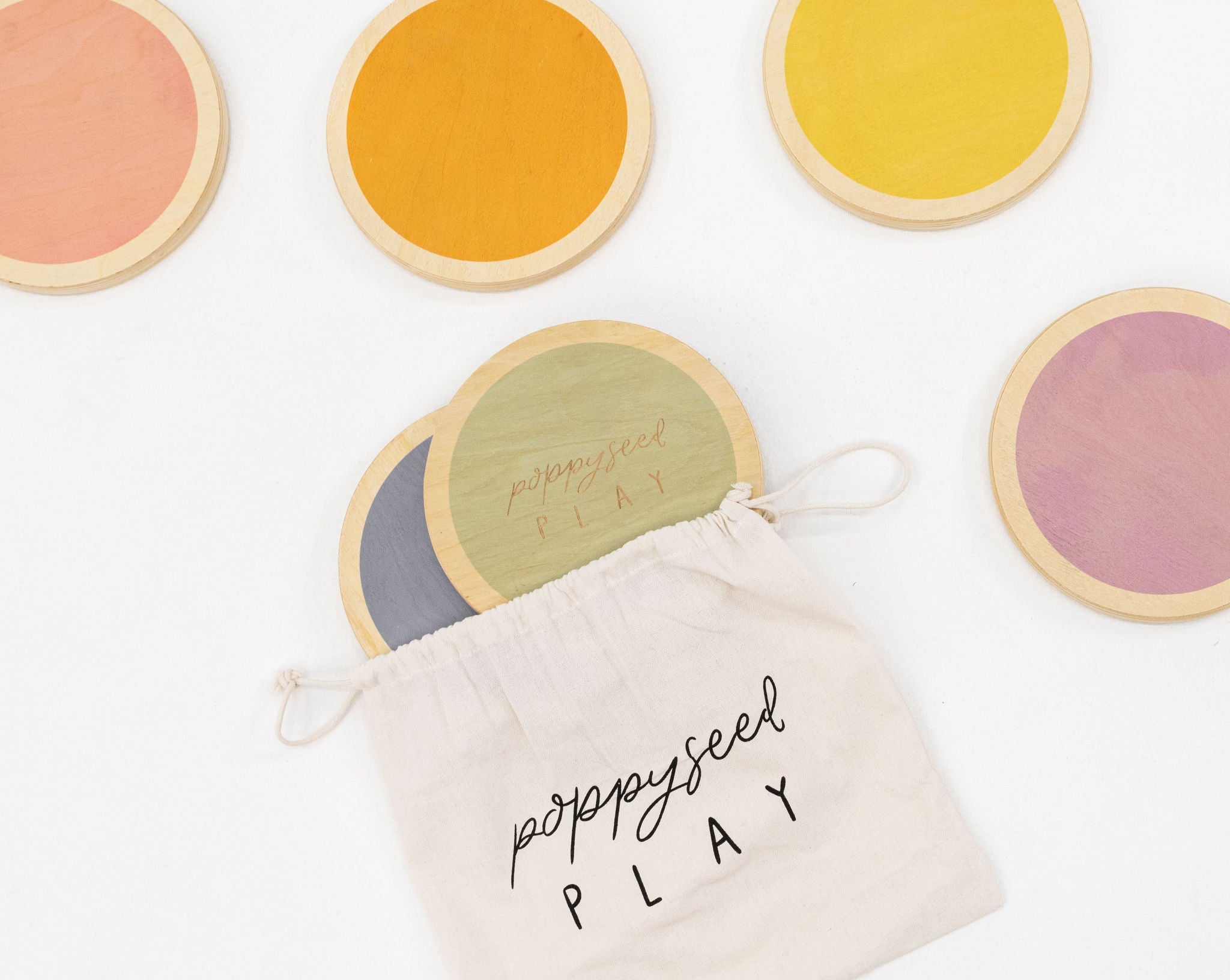 Poppyseed Play Wood Stepping Stones | Playroom Avenue