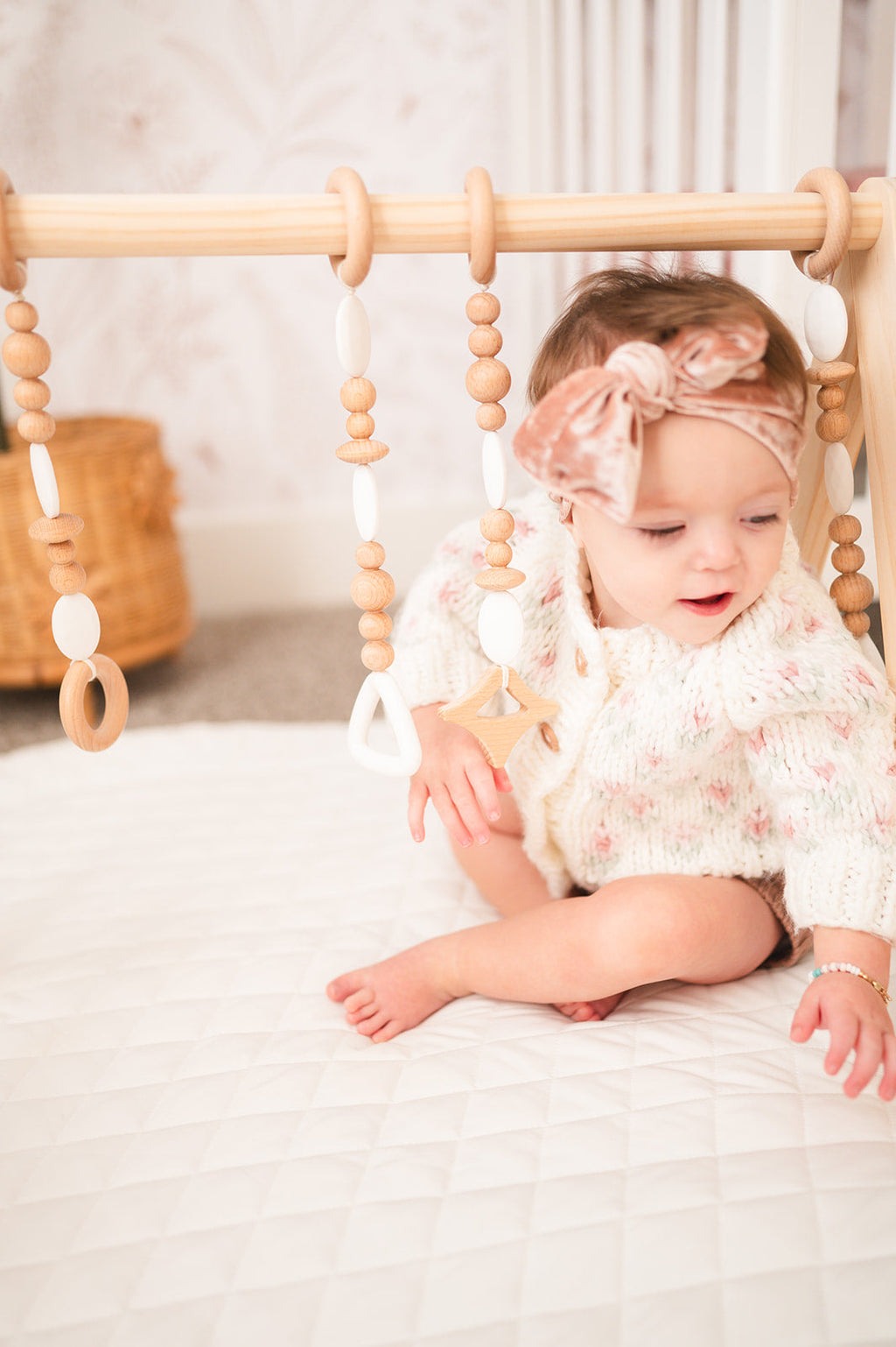 Poppyseed Play Wooden Baby Gym | Playroom Avenue