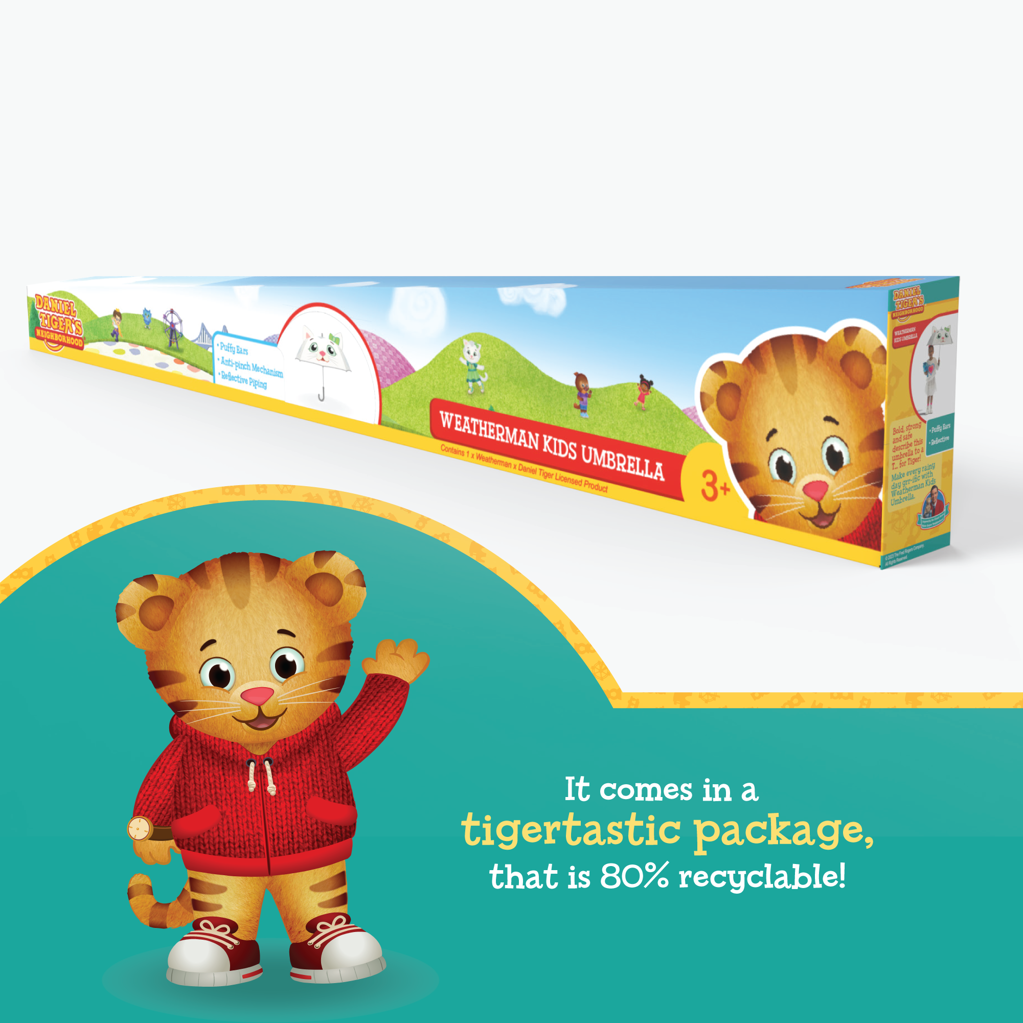 Weatherman Daniel Tiger’s Neighborhood Kids Umbrella