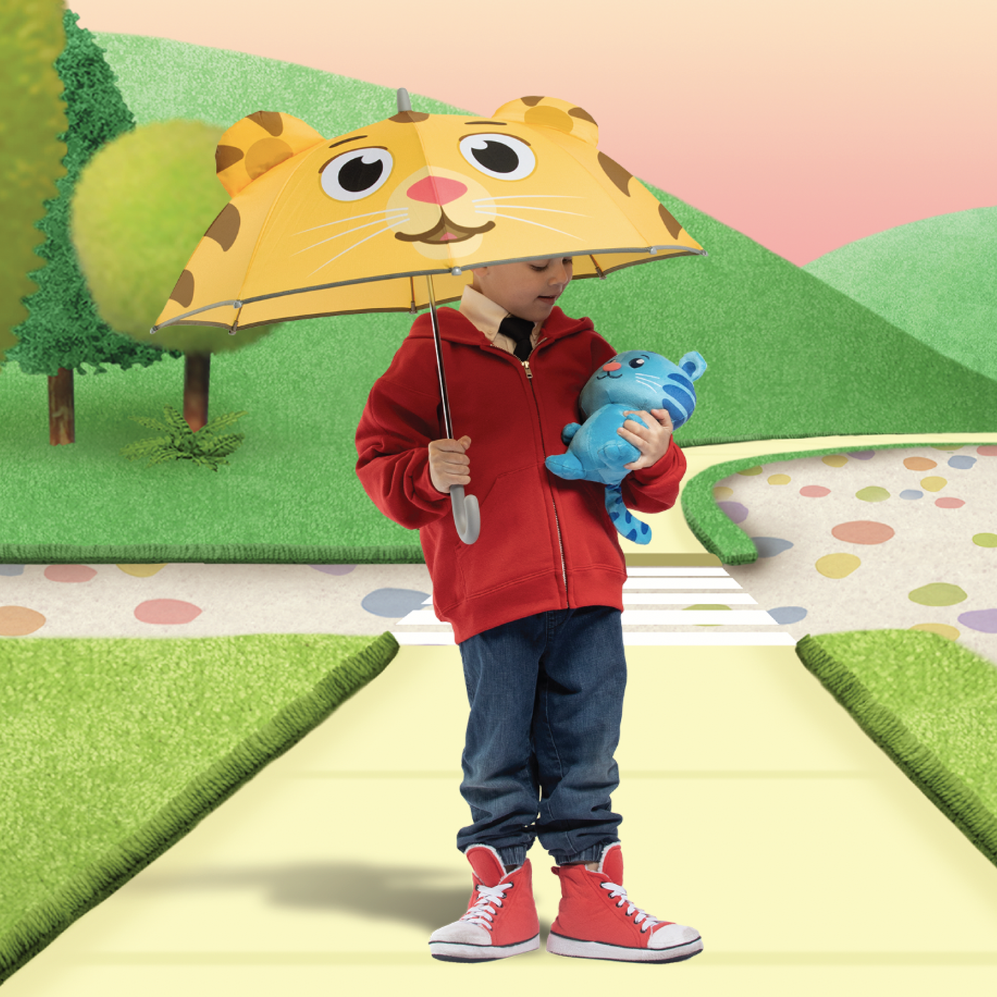 Weatherman Daniel Tiger’s Neighborhood Kids Umbrella