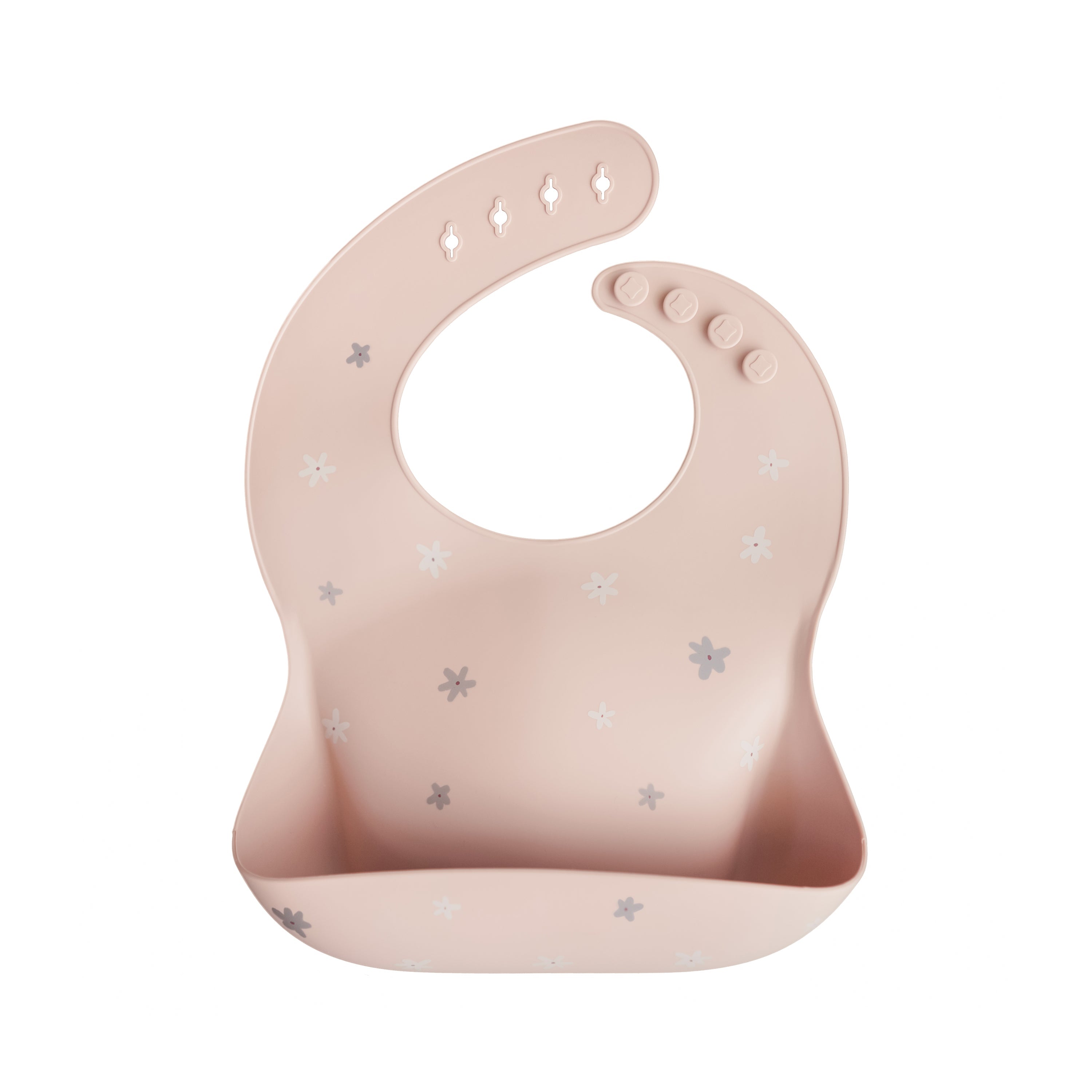 Mushie Silicone Baby Bib Daisy | Playroom Avenue