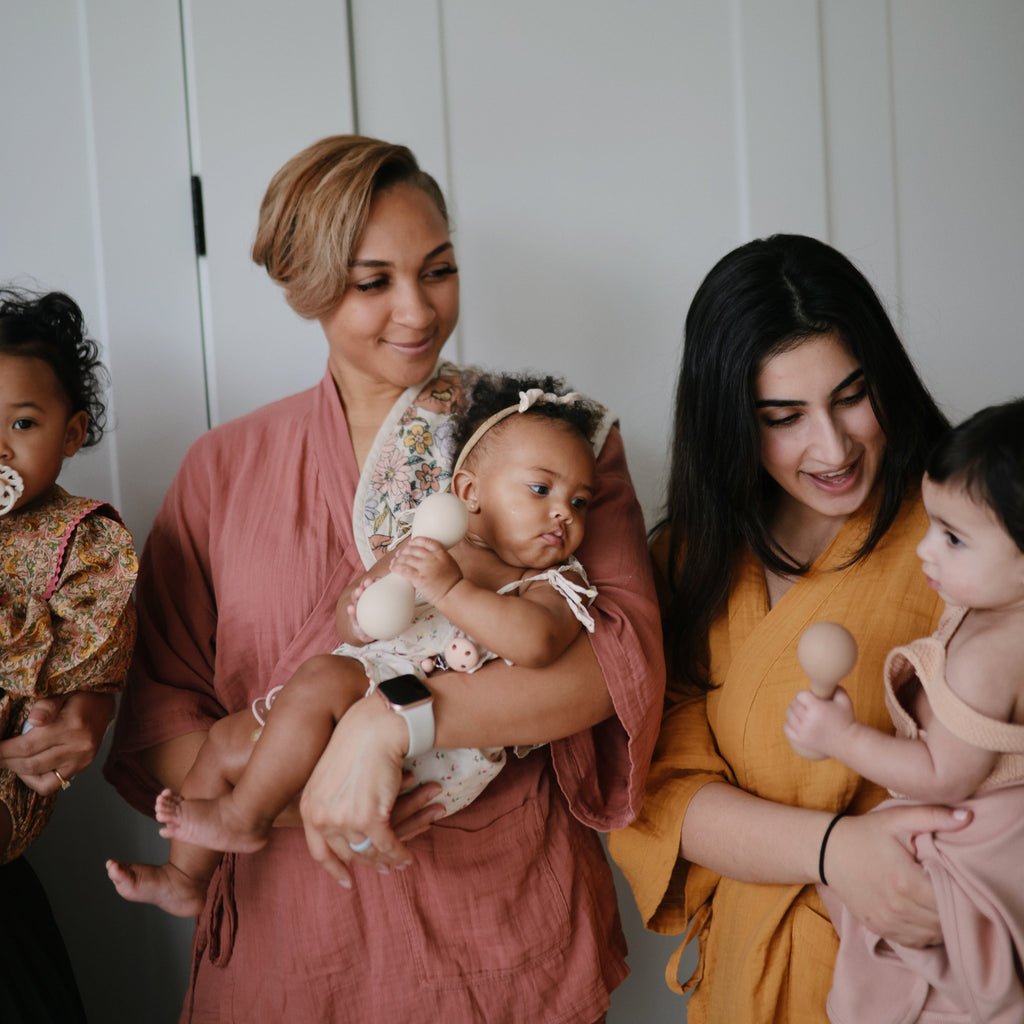 Mushie Silicone Baby Rattle Toy | Playroom Avenue