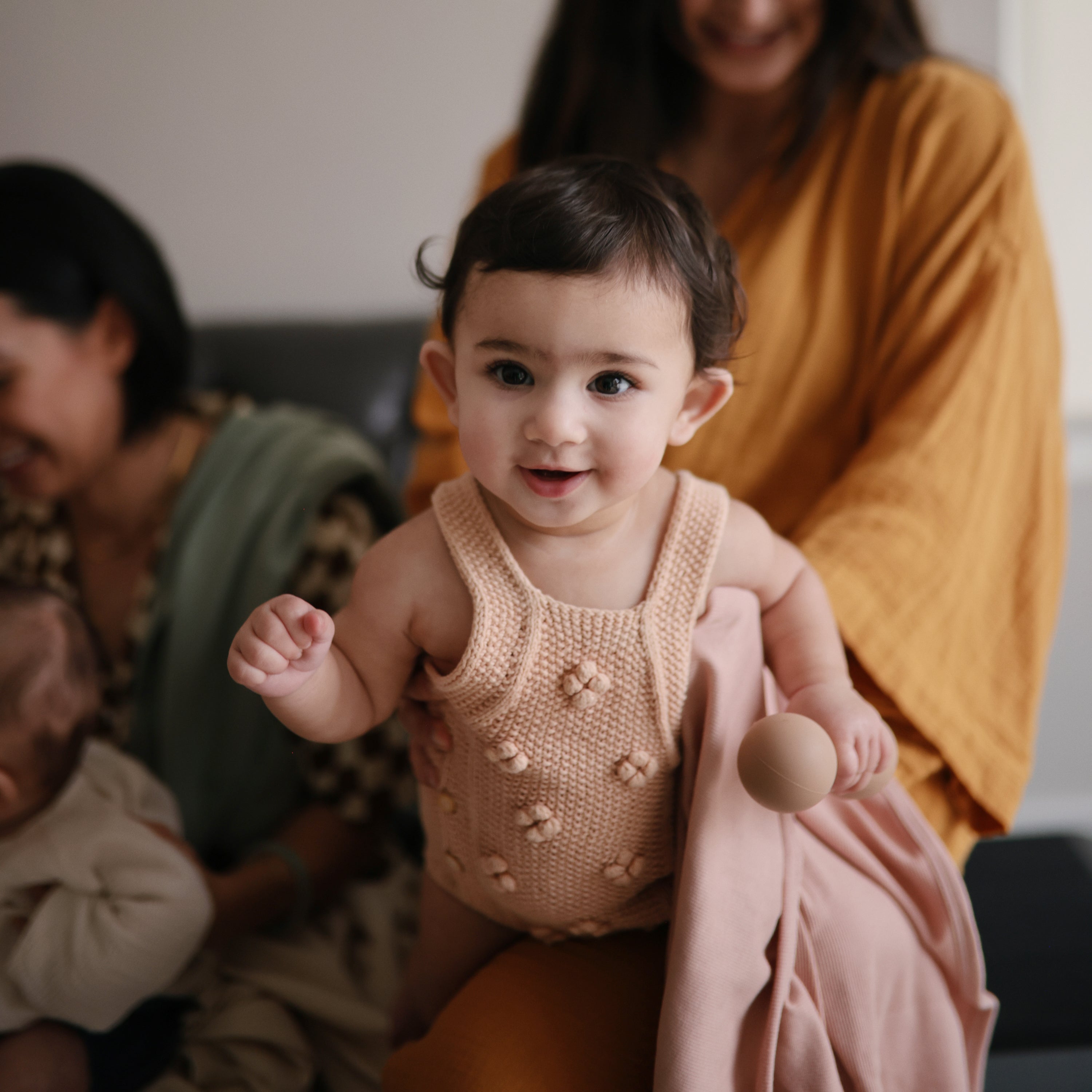 Mushie Silicone Baby Rattle Toy | Playroom Avenue