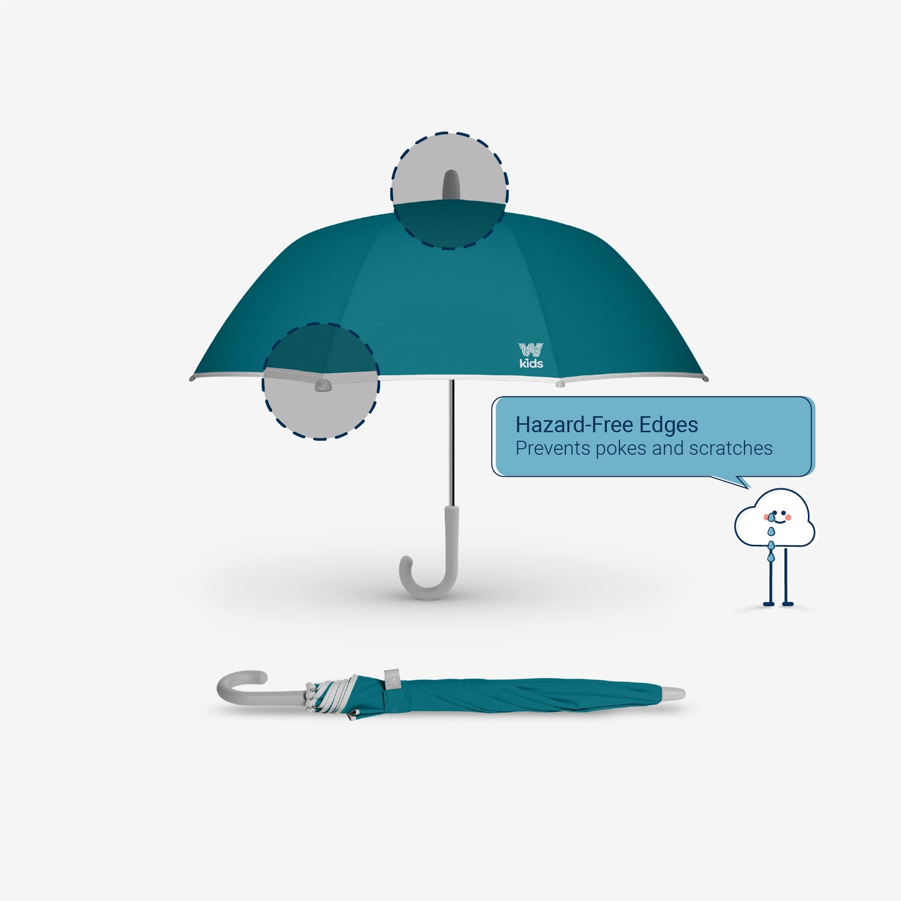 Weatherman Kids Umbrella - Deep Ocean