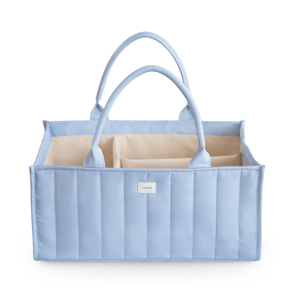 Mushie Diaper Caddy Tradewinds | Playroom Avenue