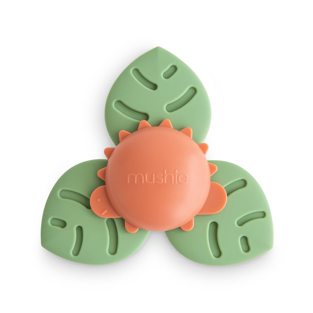 Mushie Suction Spinner Toy Dino | Playroom Avenue