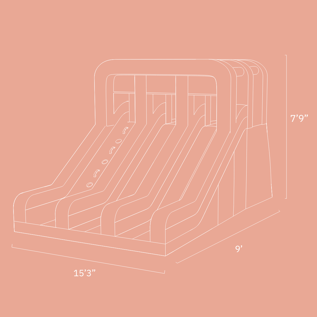 Smol Double Slide | Playroom Avenue