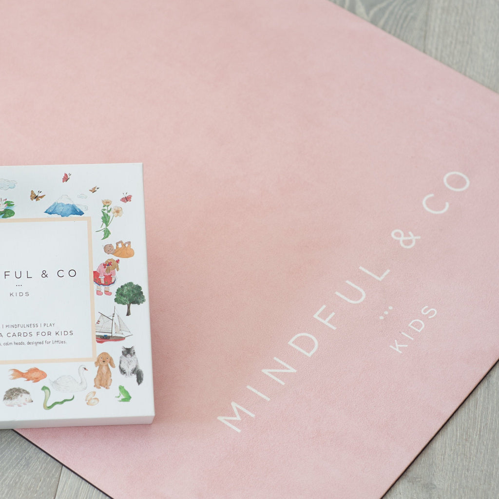 Mindful And Co Kids Yoga Mats Rose | Playroom Avenue