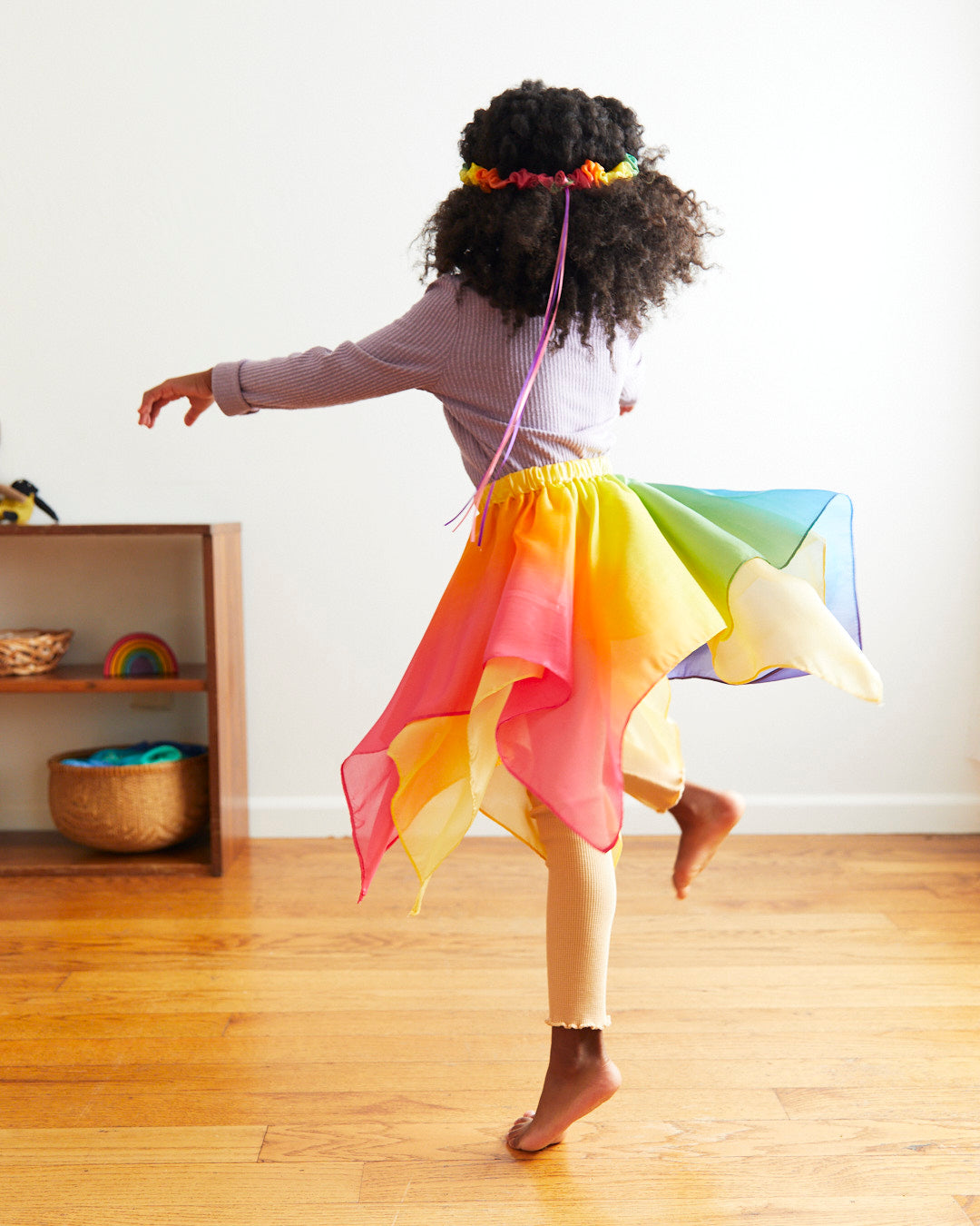Sarah's Silks Rainbow Fairy Skirt | Playroom Avenue